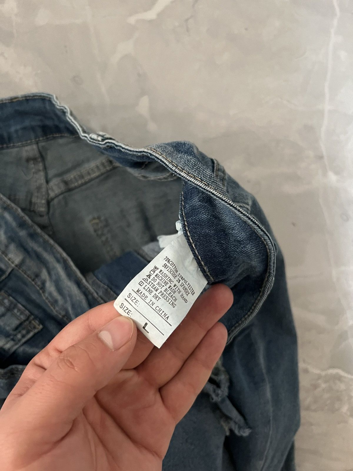 Japanese Brand Faded Number Nine Style / Underground Grunge / Y2K Aesthetic Size US 31 - 6 Thumbnail