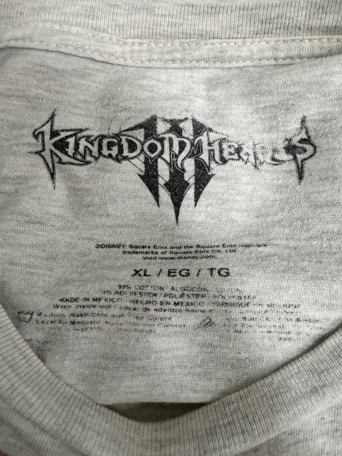 Anime Kingdom Hearts Gaming T-Shirt Size US XL / EU 56 / 4 - 9 Thumbnail