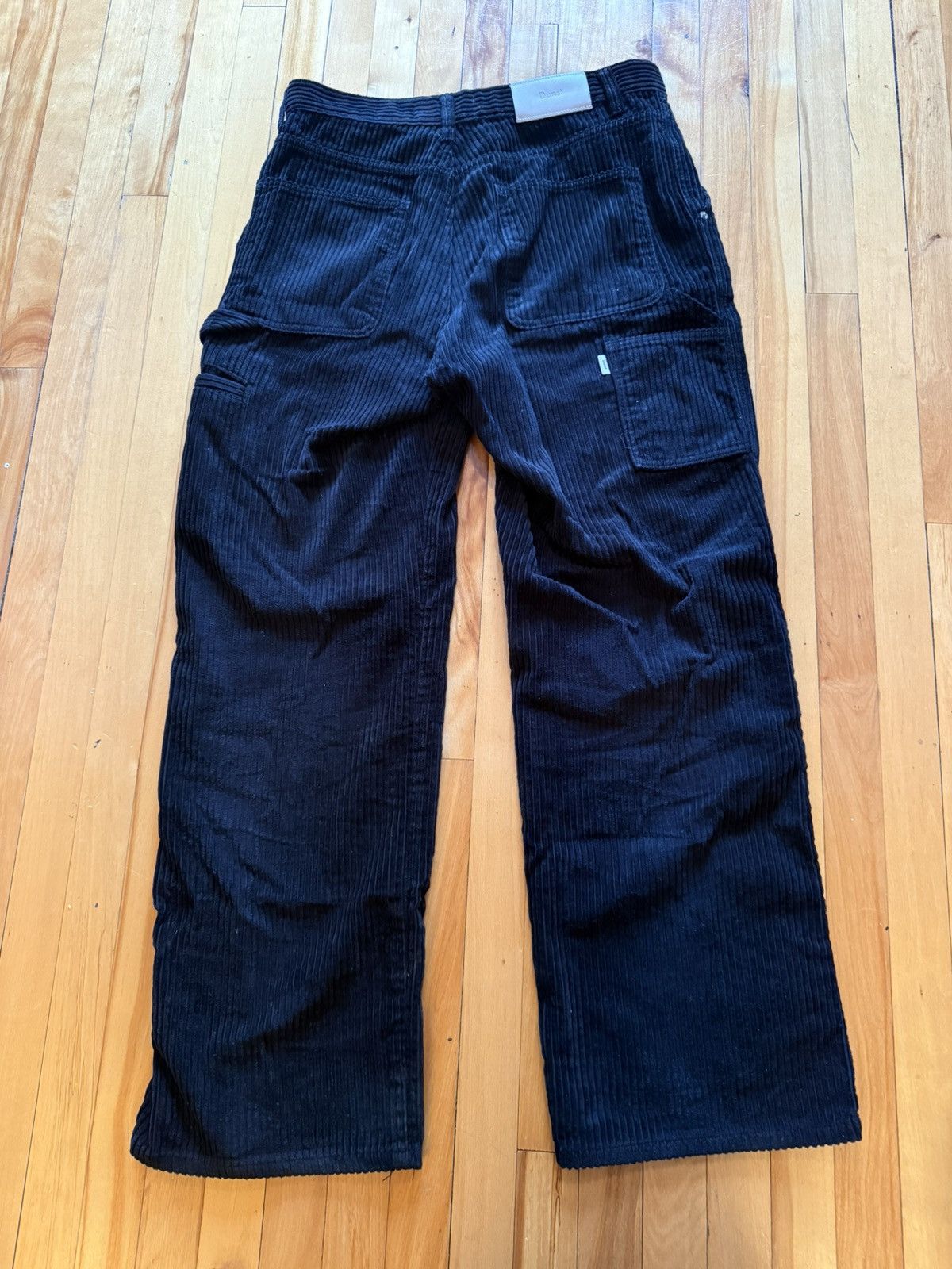 Our Legacy Dunst Corduroy Workwear Black Wide Leg Pants - not OL! Size US 30 / EU 46 - 3 Thumbnail