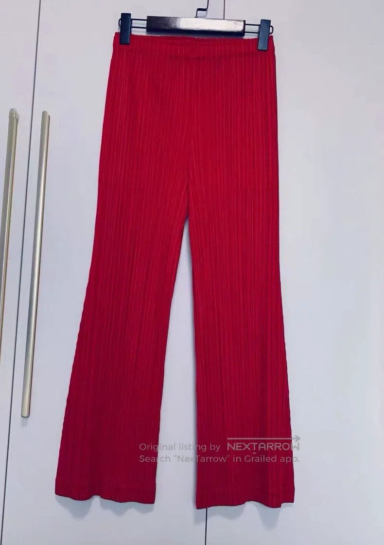 Issey Miyake Issey Miyake size:3 Red Pants Size 22" - 1 Thumbnail