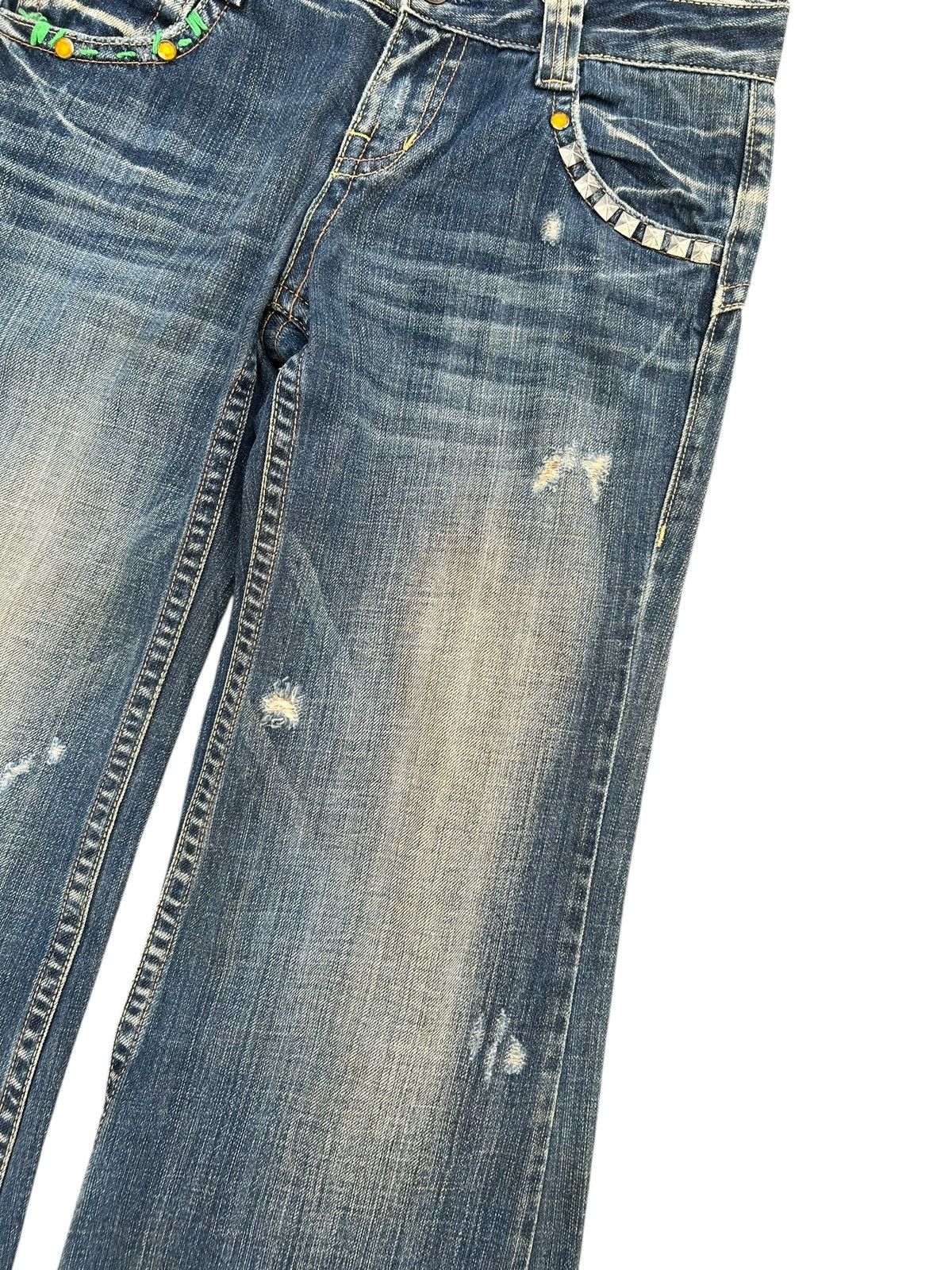 Kapital × Undercover × Vintage Flare Japanese Drive Jeans Sunfaded Denim Jeans Size US 31 - 9 Thumbnail