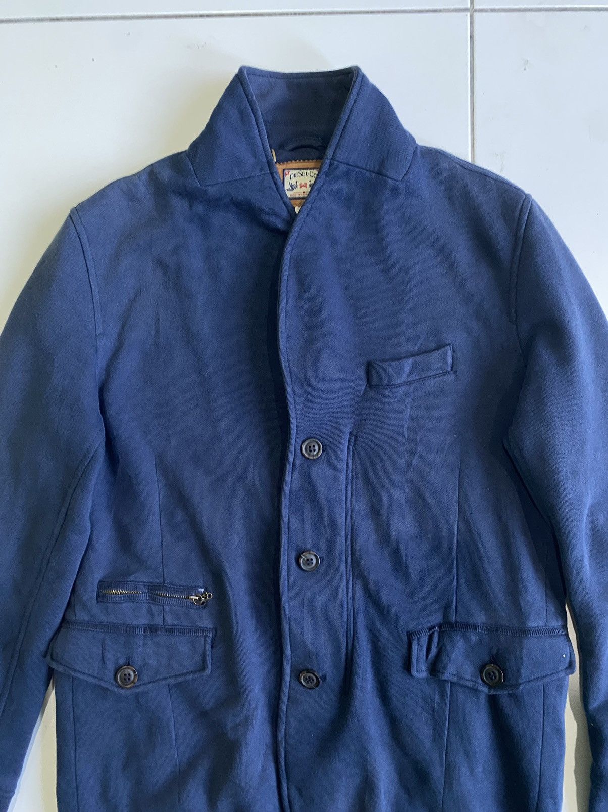 Diesel Vintage Diesel.co. Pullover Styles Cardigan Blue Jackets Size US L / EU 52-54 / 3 - 6 Thumbnail