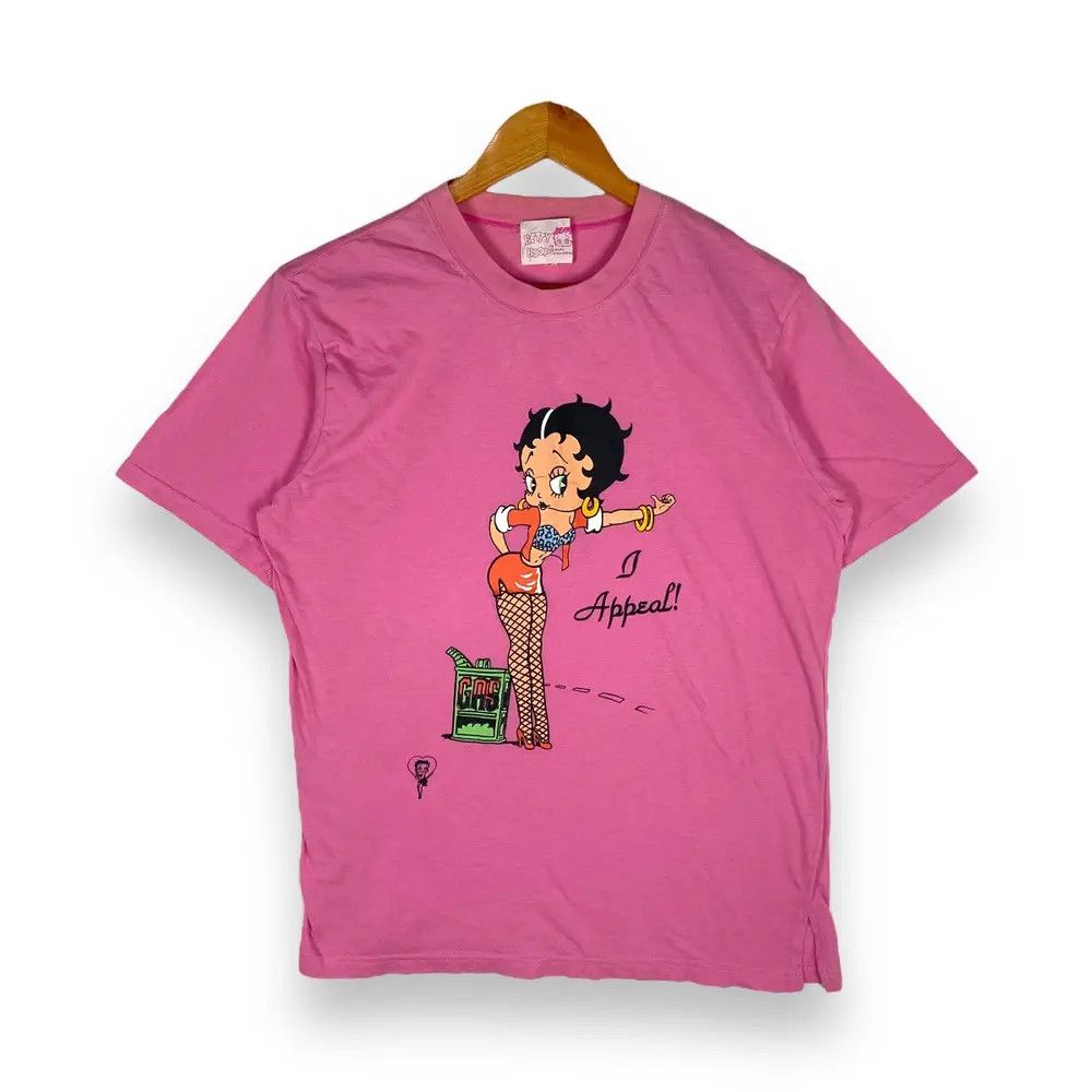 Vintage Vintage 90's BETTY BOOP I Appeal Cartoon Graphic Tee Size US M / EU 48-50 / 2 - 1 Thumbnail