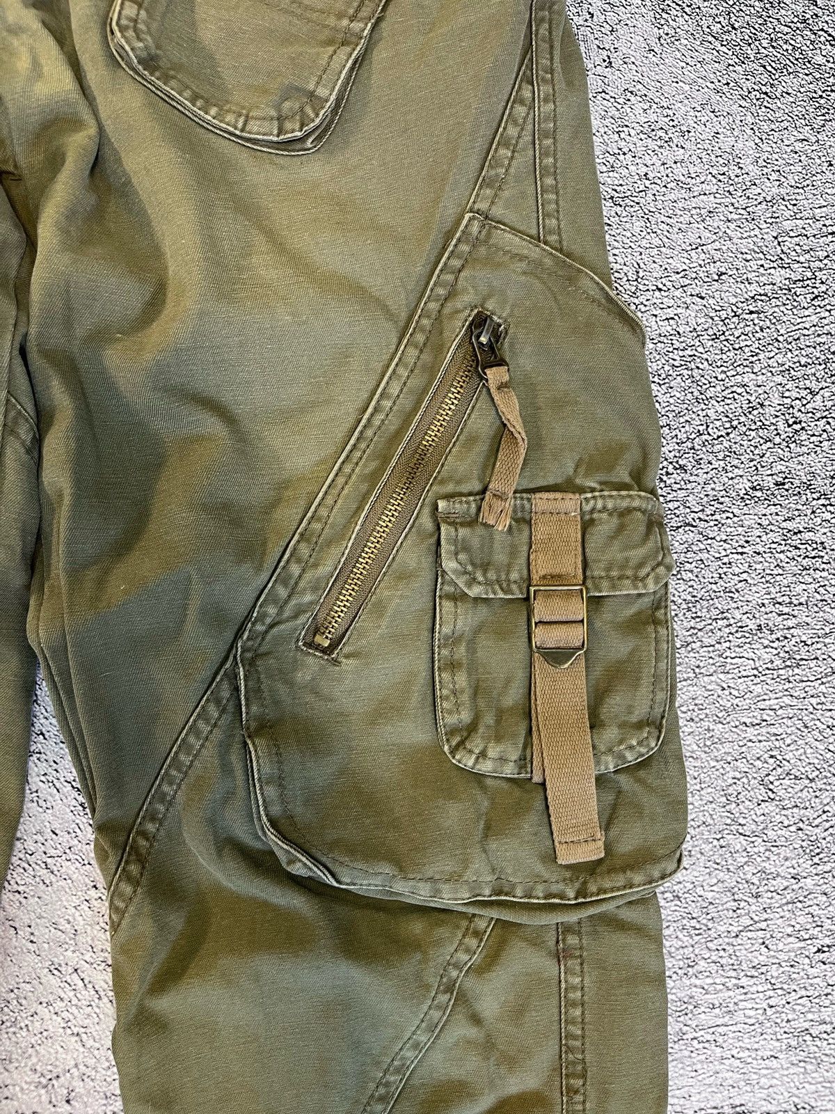 Japanese Brand × Vintage Japanese Brand Multepocket Mens Cargo Pants Military Vintage Size US 32 / EU 48 - 4 Thumbnail