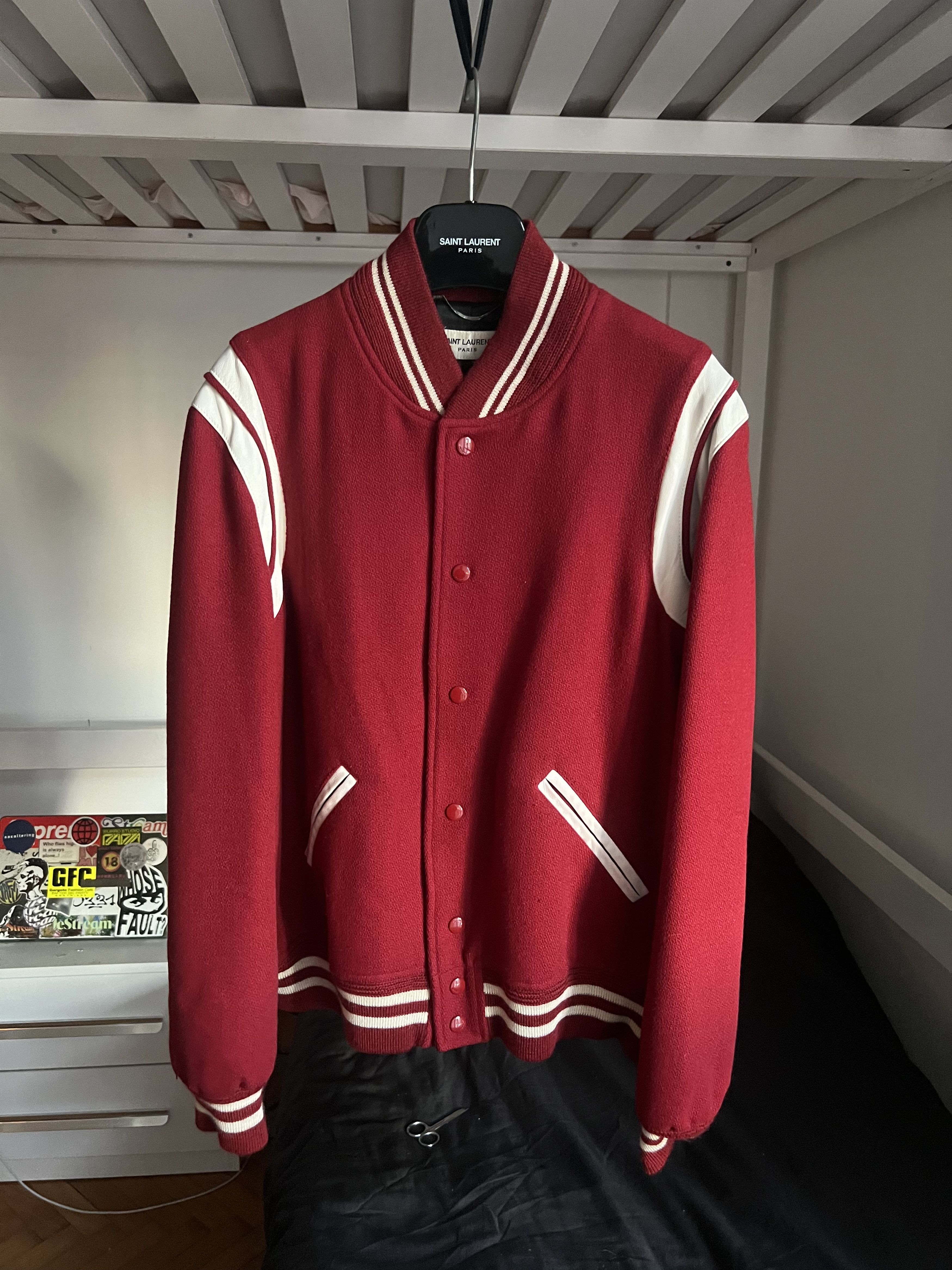 Saint Laurent Paris Teddy Jacket Size US L / EU 52-54 / 3 - 1 Thumbnail