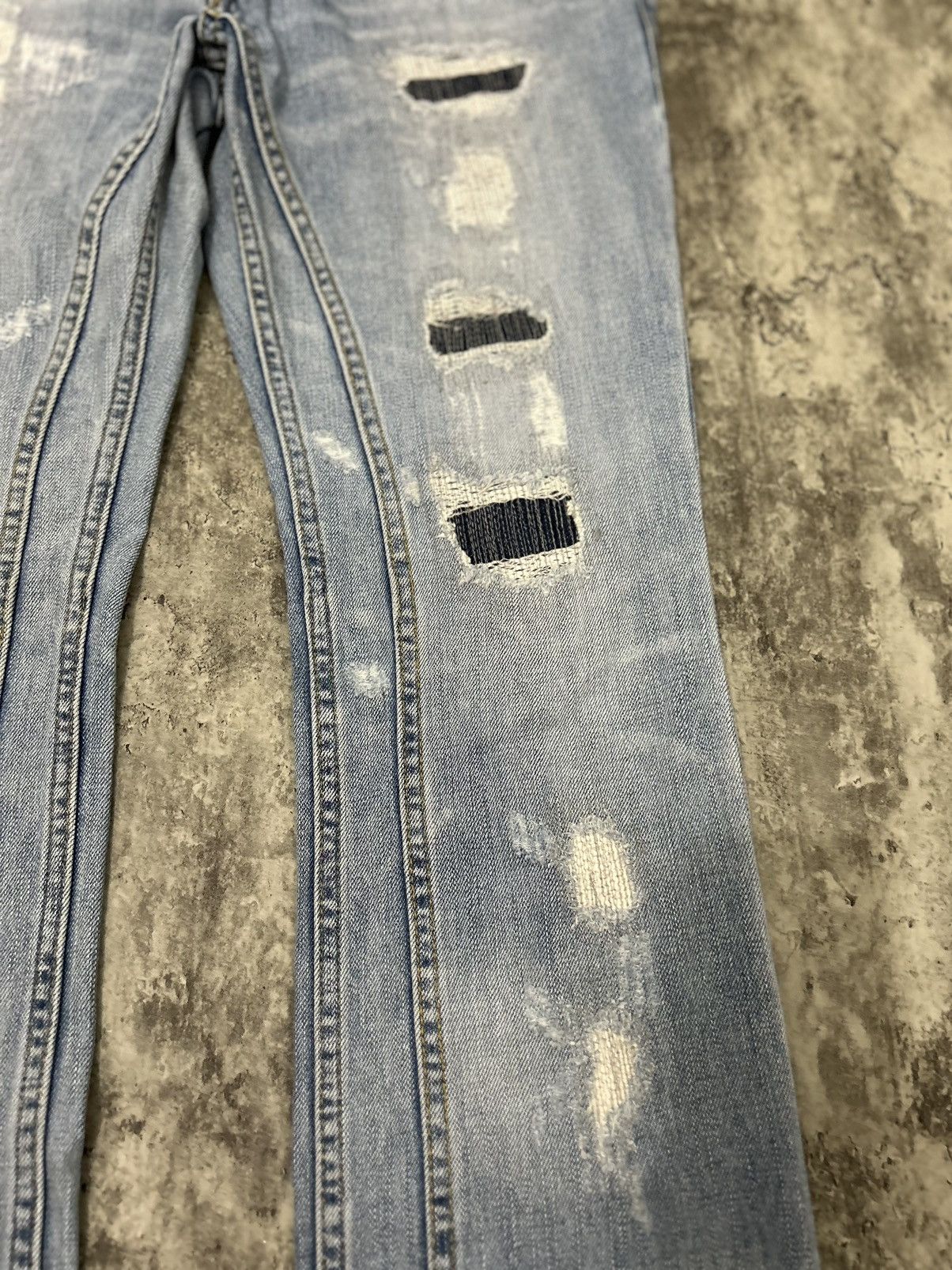 Hysteric Glamour × Japanese Brand Tokyo Aoyama Japan Distressed Jeans Size US 31 - 6 Thumbnail
