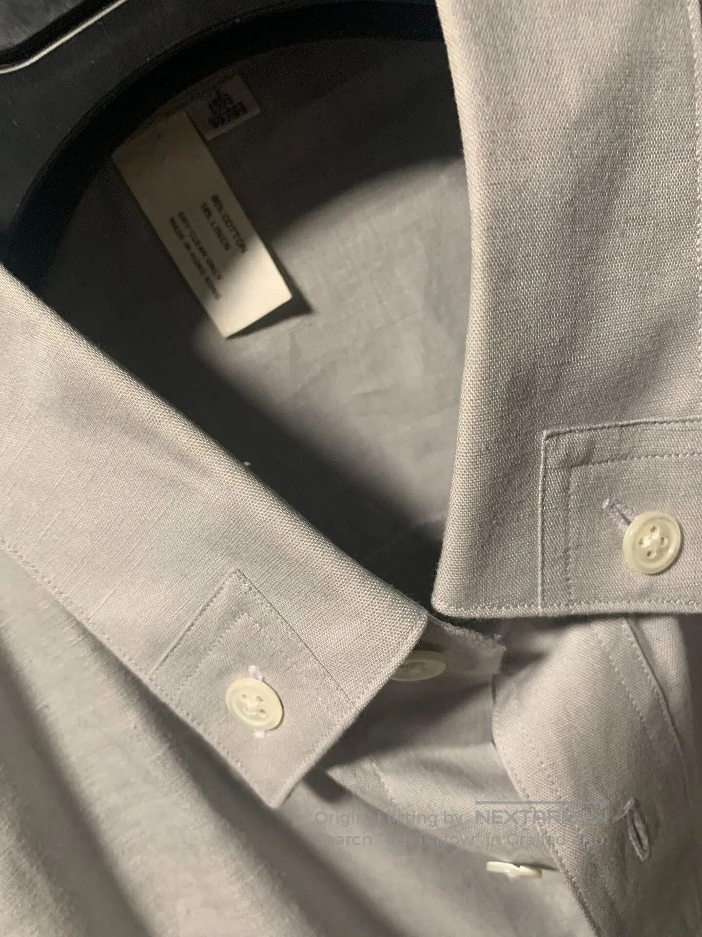 Giorgio Armani Giorgio Armani Cotton Linen Blend Long Sleeve Shirt. Size US M / EU 48-50 / 2 - 3 Thumbnail