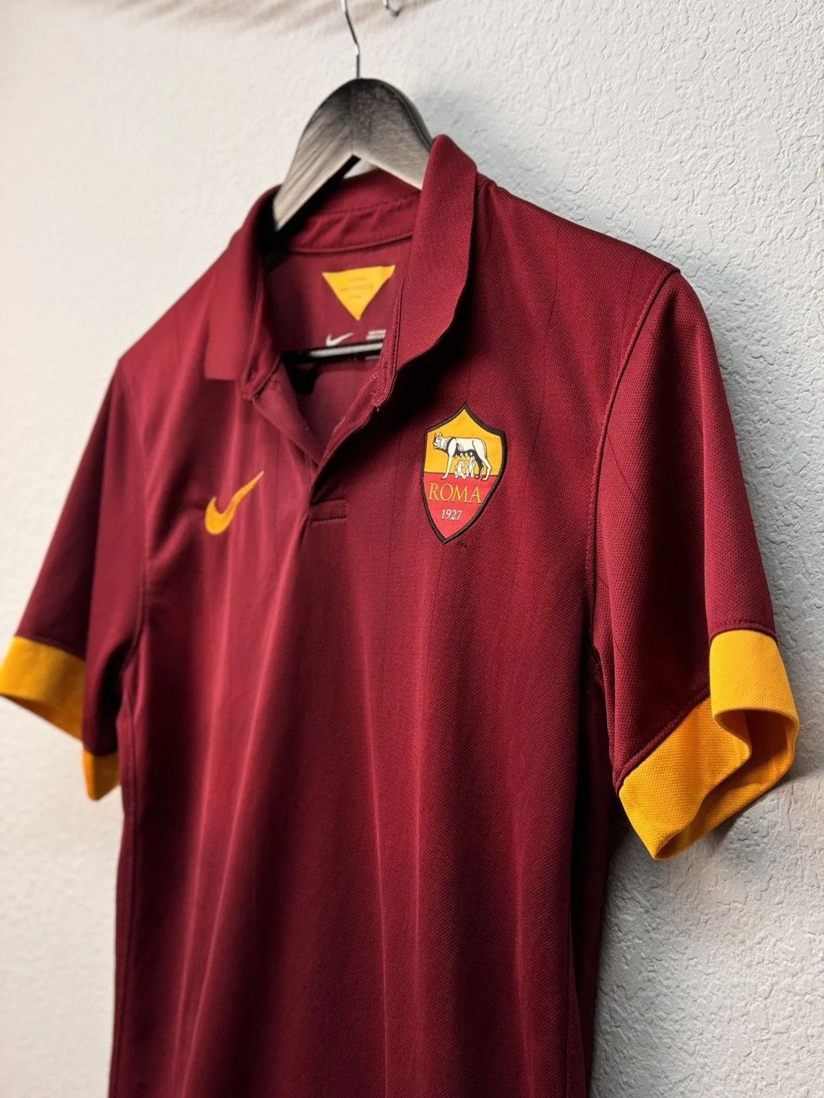 Nike × Vintage AS ROMA 2014/15 HOME FOOTBALL JERSEY NIKE Size US S / EU 44-46 / 1 - 3 Thumbnail