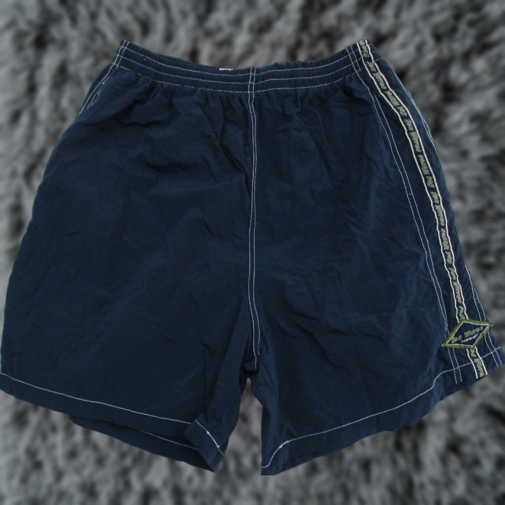 SeaVees Sea Waves Shorts Mens XL Nylon Blue Elastic Waist Pocketed Drawstring Sports Fishing Activewear Size US 28 / EU 44 - 1 Thumbnail