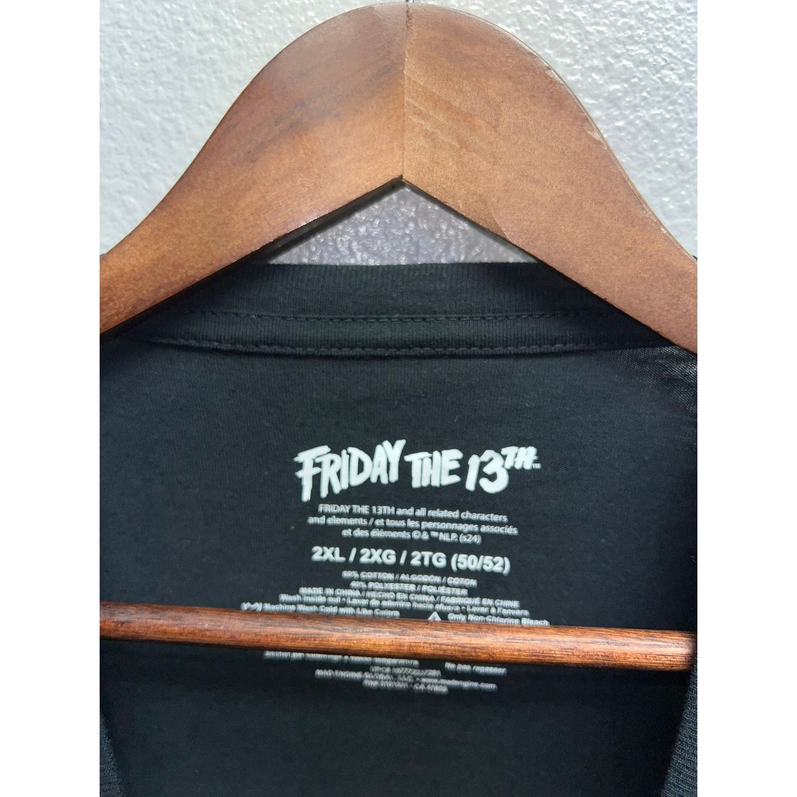 Vintage Friday The 13th Shirt Jason Voorhees Friday Mask Tee NWT 2XL Size US XXL / EU 58 / 5 - 5 Thumbnail
