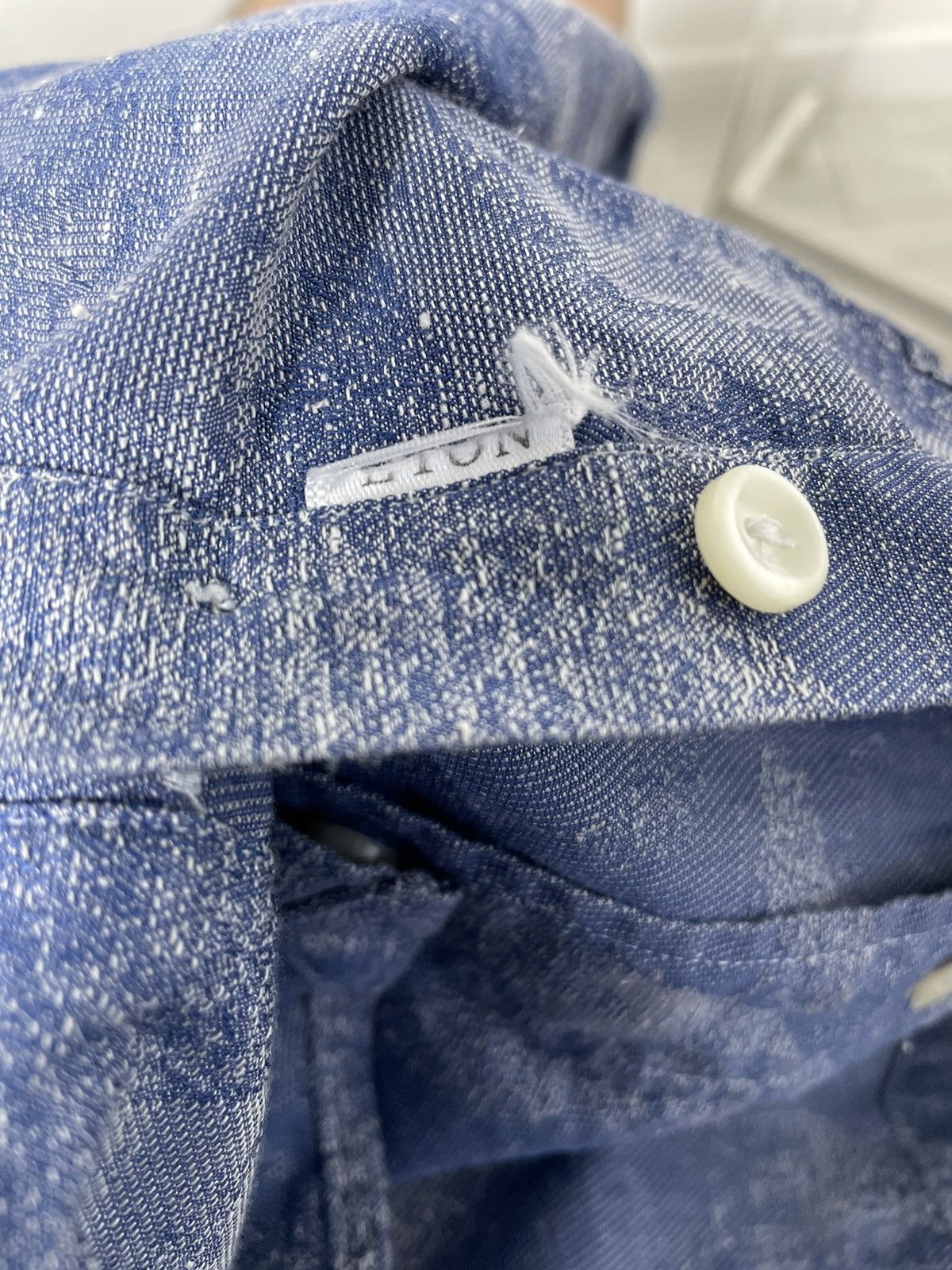 Eton Eton Shirt button Monogram Fish Size US XL / EU 56 / 4 - 8 Thumbnail