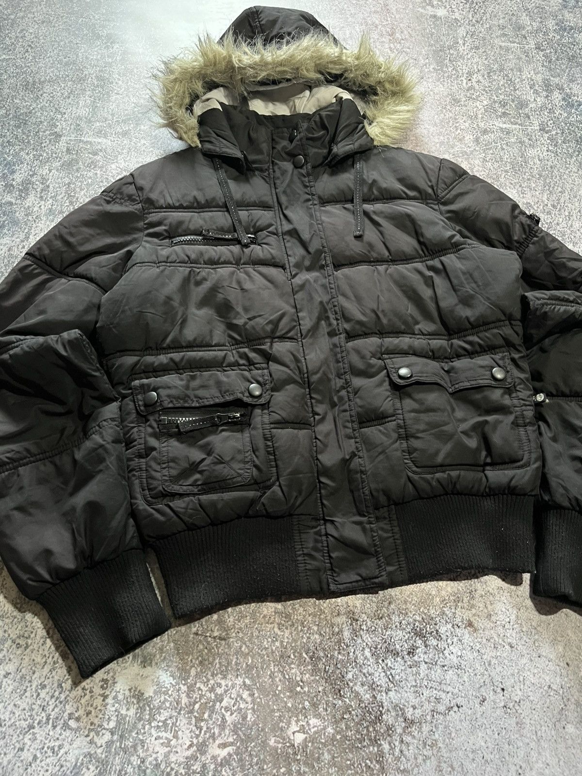 Hysteric Glamour × Undercover Y2k Japanese Hysteric Glamour Vibe faux fur bomber jacket Size US M / EU 48-50 / 2 - 4 Thumbnail