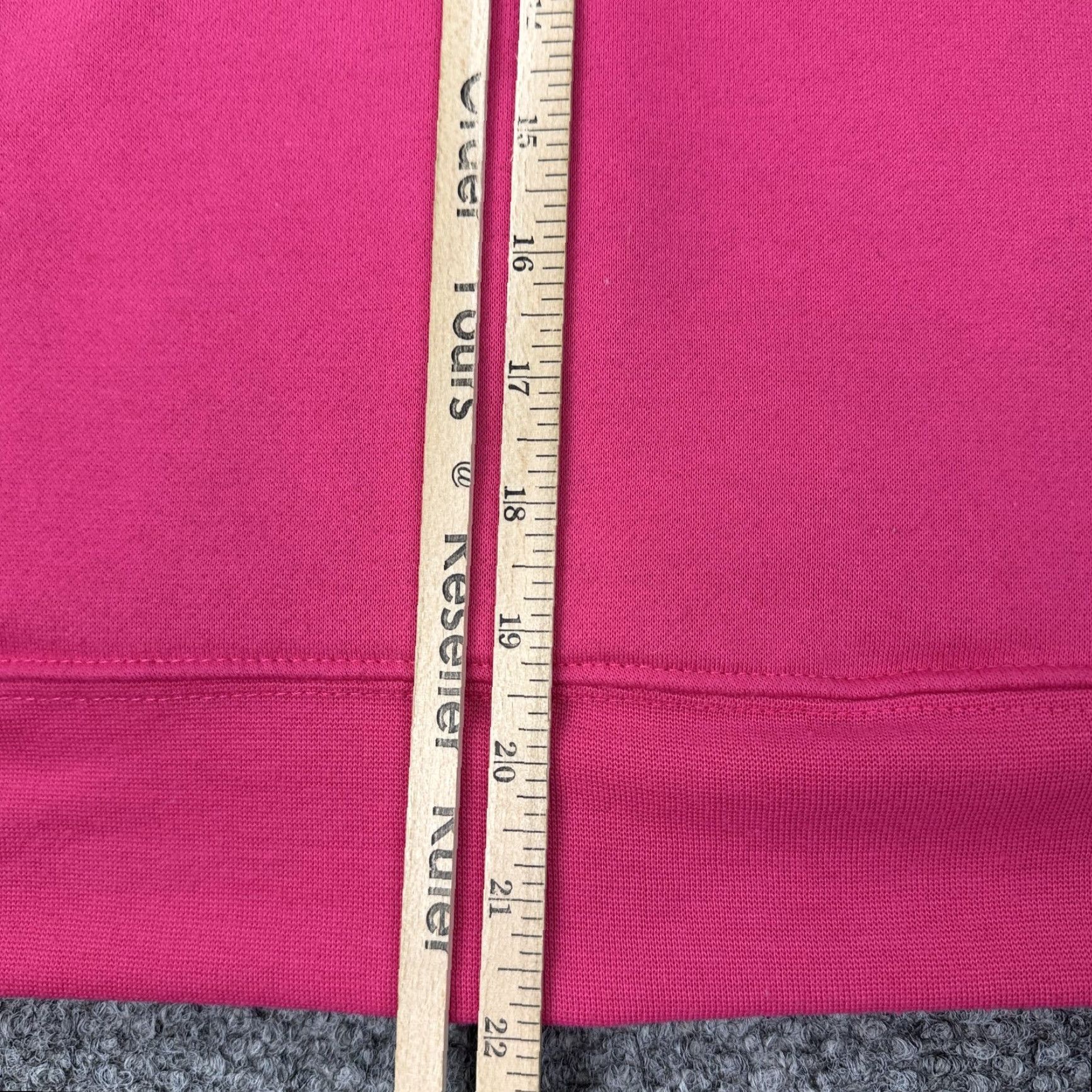 Pinko Mackinac Island Hoodie Womens Medium Pink Full Zip Sherpa Lined Sweatshirt Size XL / US 12-14 / IT 48-50 - 6 Thumbnail