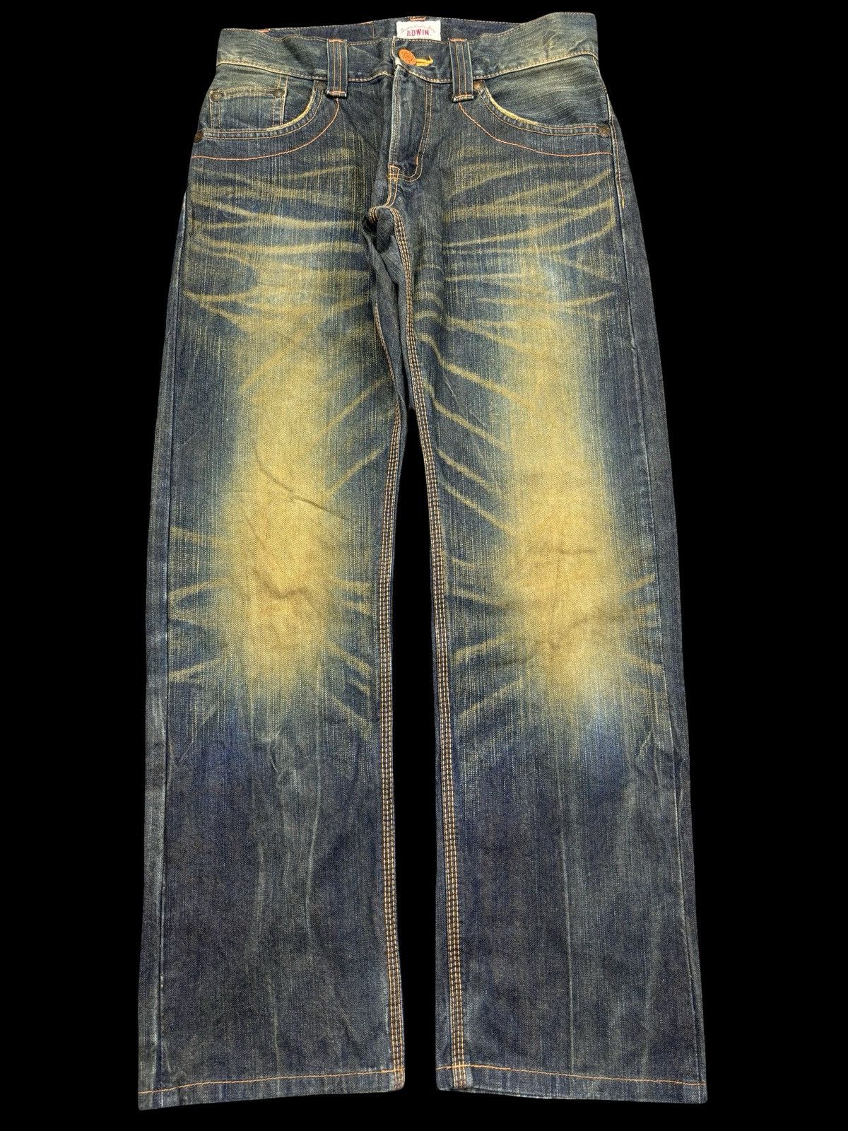 Edwin 💥Rust Wash💥Sick Edwin Crazy Style Rush Mudwash Denim F920 Size US 30 / EU 46 - 1 Thumbnail