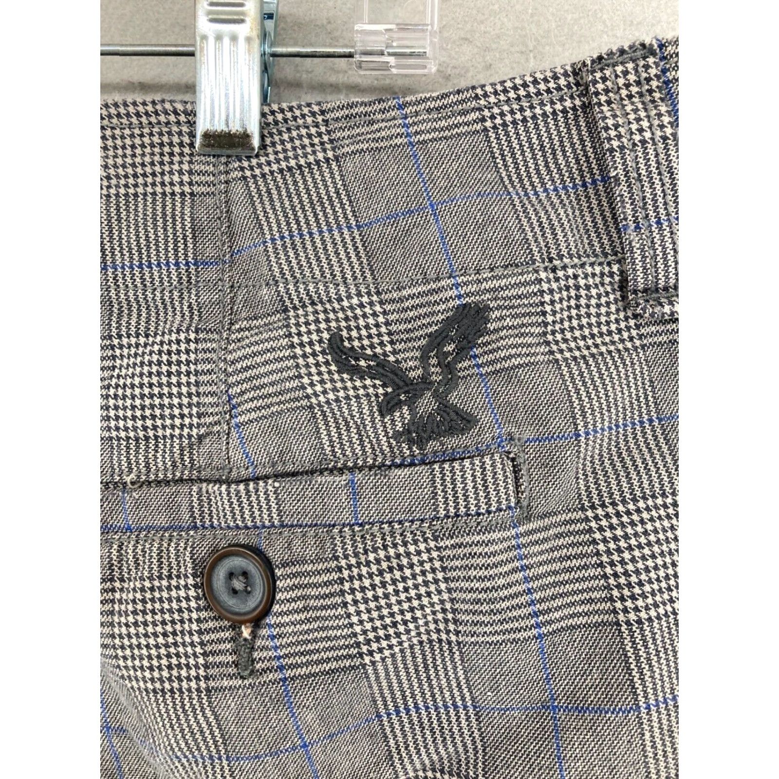 Vintage Vintage American Eagle Men's Shorts 38 Gray Bermuda Casual Travel Workwear Plaid Classic Size US 38 / EU 54 - 7 Thumbnail