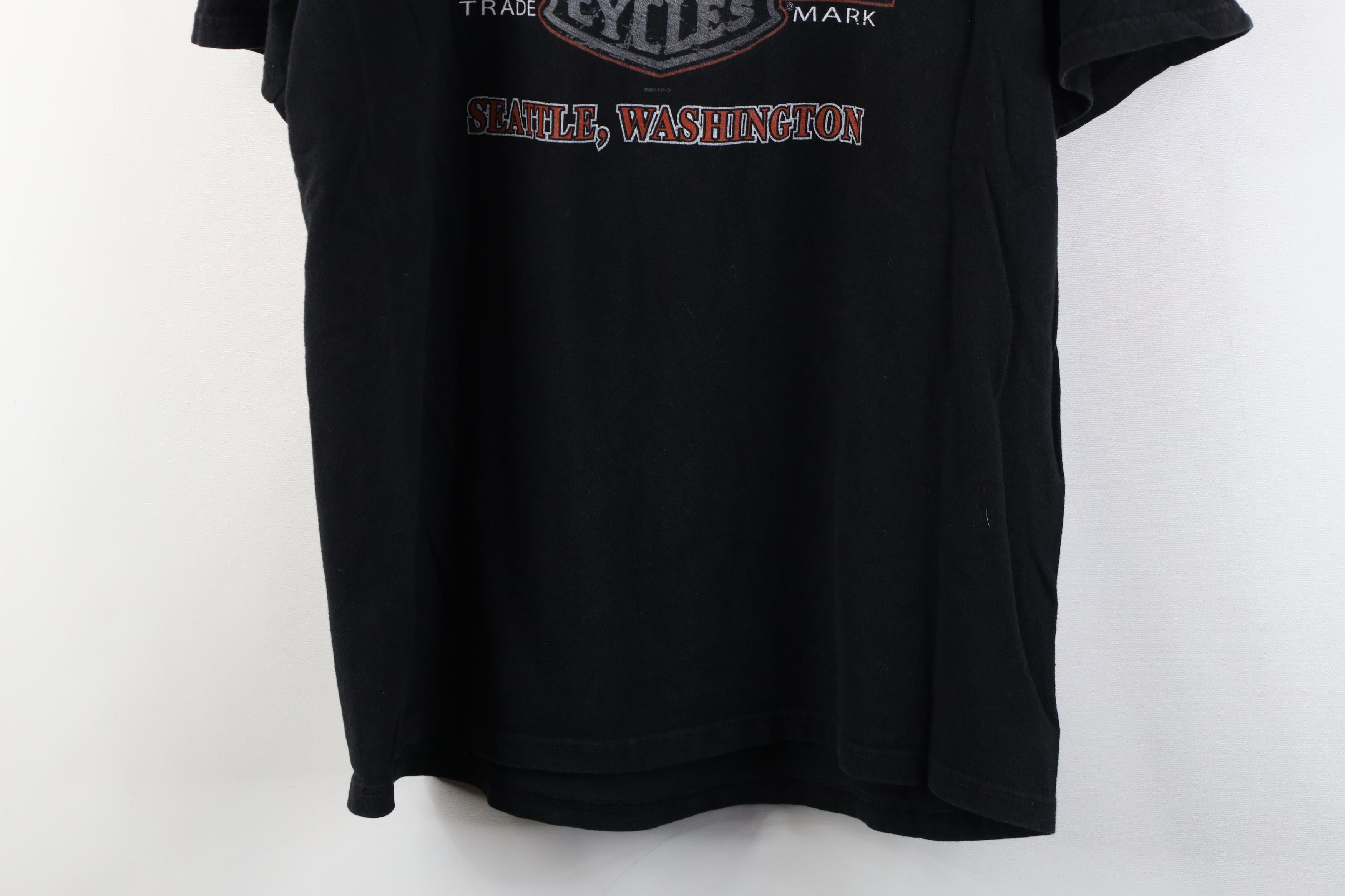 Harley Davidson Vintage Y2K Harley Davidson Hog Motorcycle T-Shirt Black Size US L / EU 52-54 / 3 - 16 Thumbnail