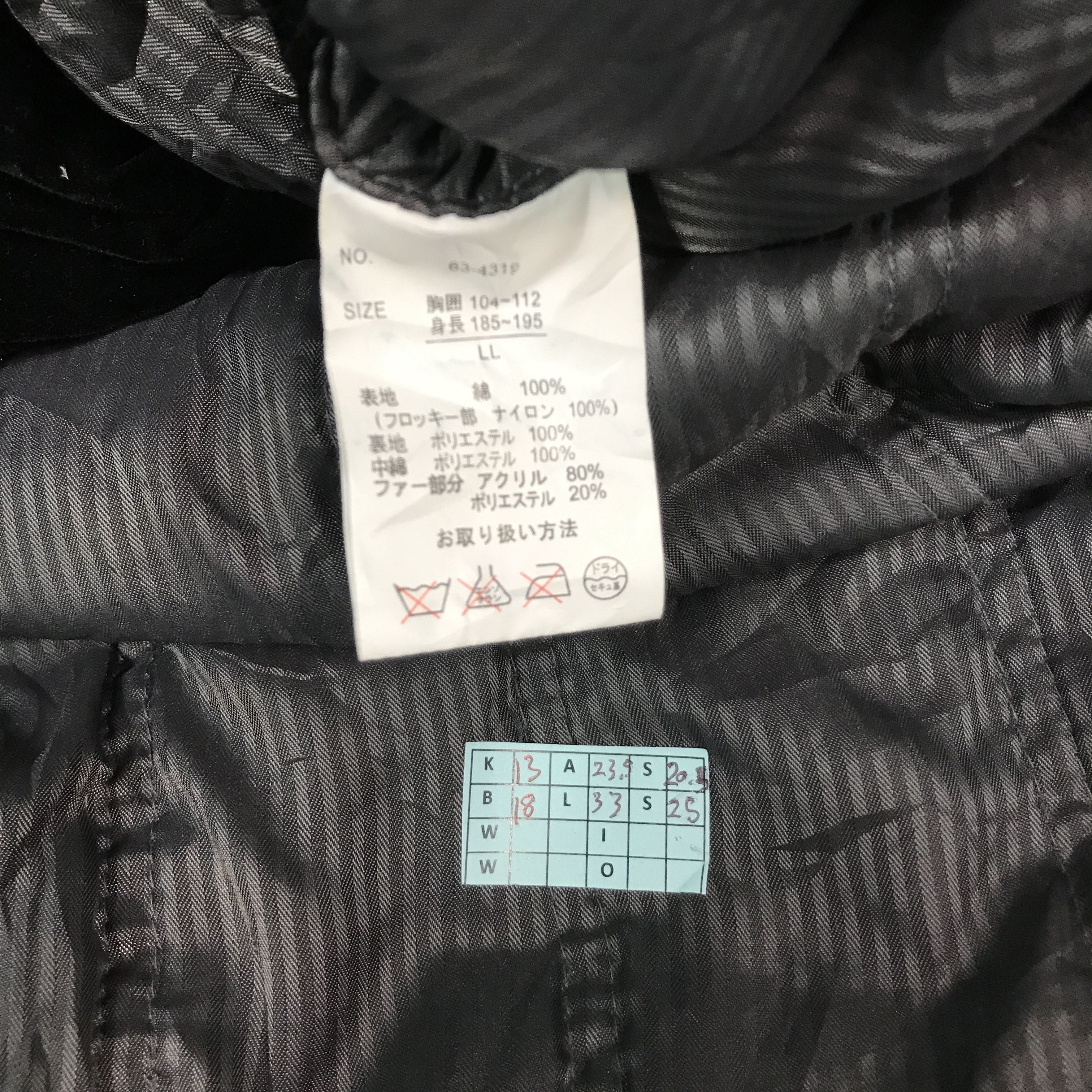 If Six Was Nine × Japanese Brand × Le Grande Bleu (L.G.B.) FUR HOODIES BAREBACK REALDRESS VELVET DESIGN JACKET Size US L / EU 52-54 / 3 - 13 Thumbnail