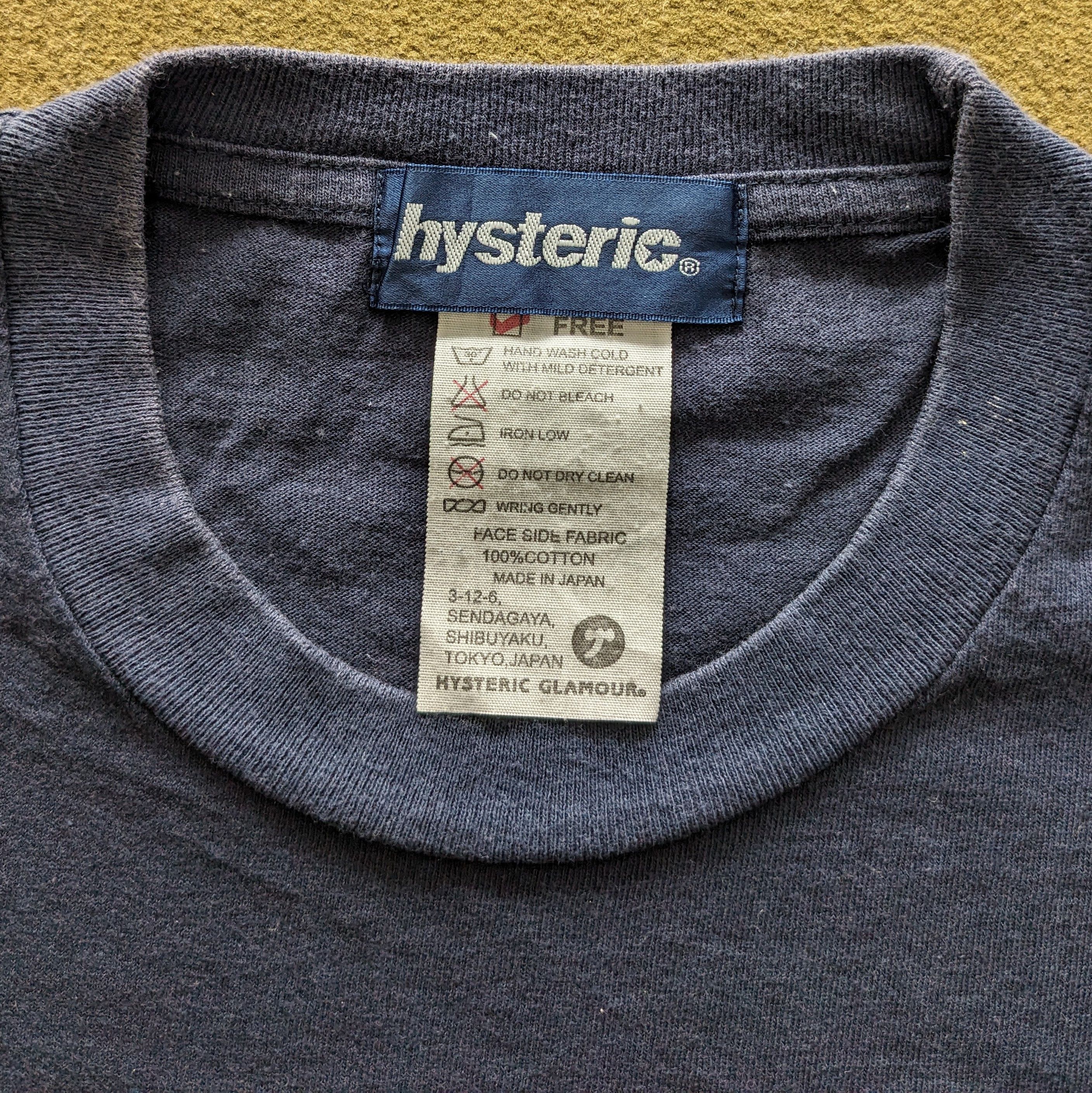 Hysteric Glamour Vintage Hysteric Glamour Japanese Brand Custom T-shirt Size US S / EU 44-46 / 1 - 5 Thumbnail
