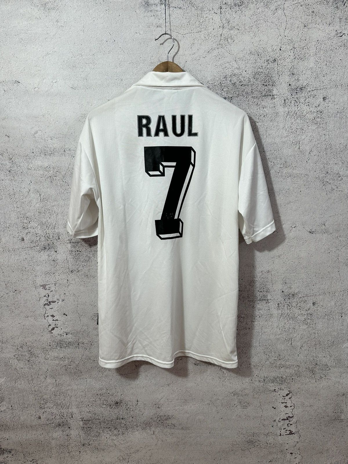 Adidas Real Madrid Home Jersey 2002/2002 Adidas #7 Raul Size US XL / EU 56 / 4 - 2 Thumbnail