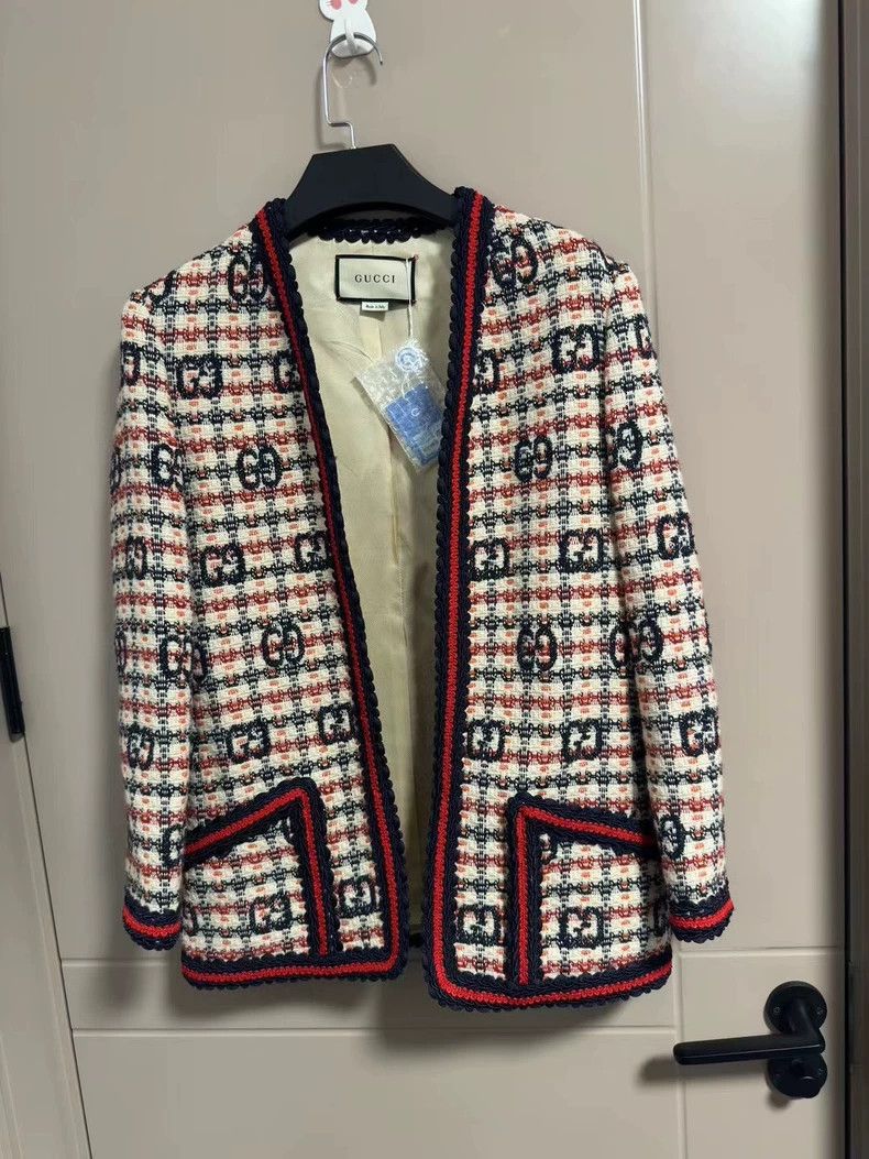 Gucci Gucci Size 36 Tweed cardigan jacket size 36 2501-Nextarrow Size US XS / EU 42 / 0 - 1 Thumbnail