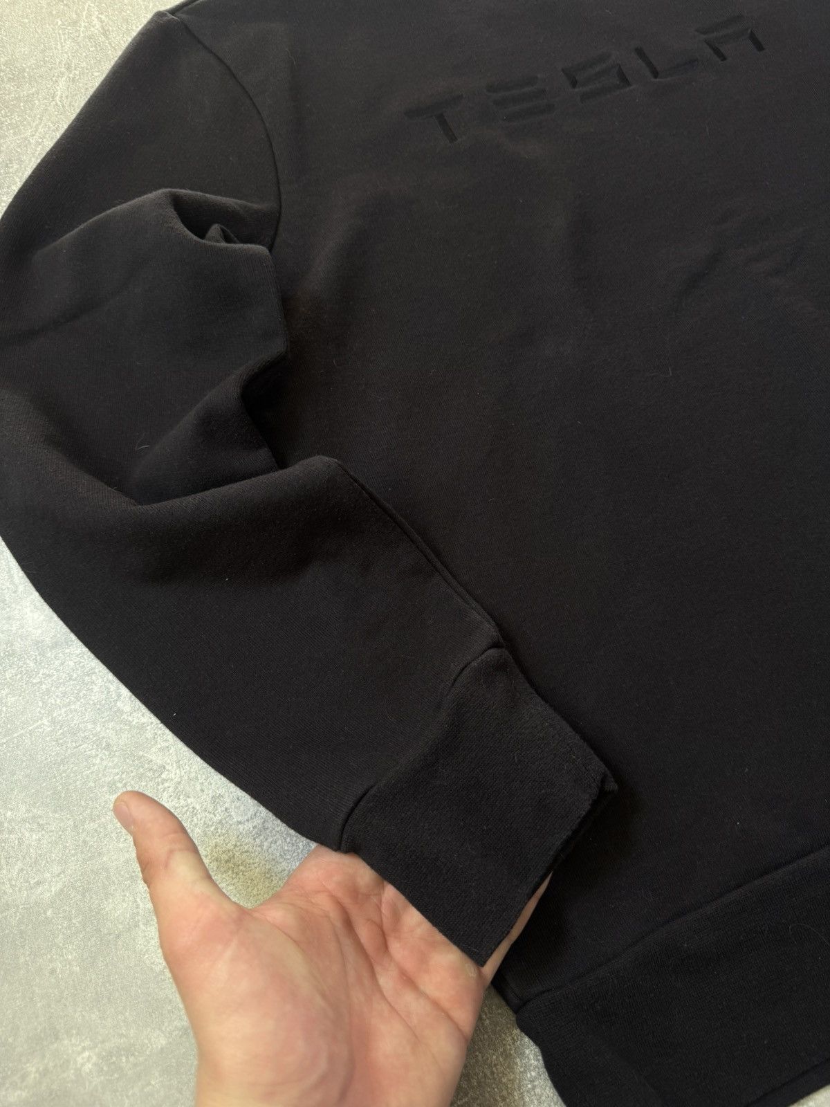 Other Sweatshirt with embroidered Tesla logo Size US L / EU 52-54 / 3 - 6 Thumbnail