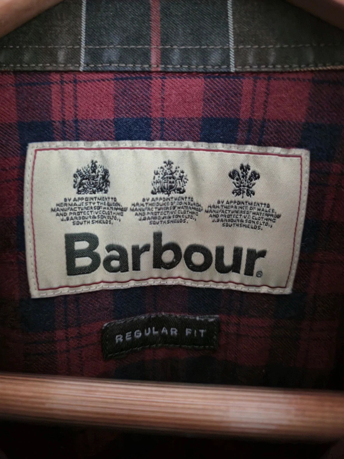 Barbour Barbour Men's Check Shirt 100% Cotton Size L Size US L / EU 52-54 / 3 - 2 Thumbnail