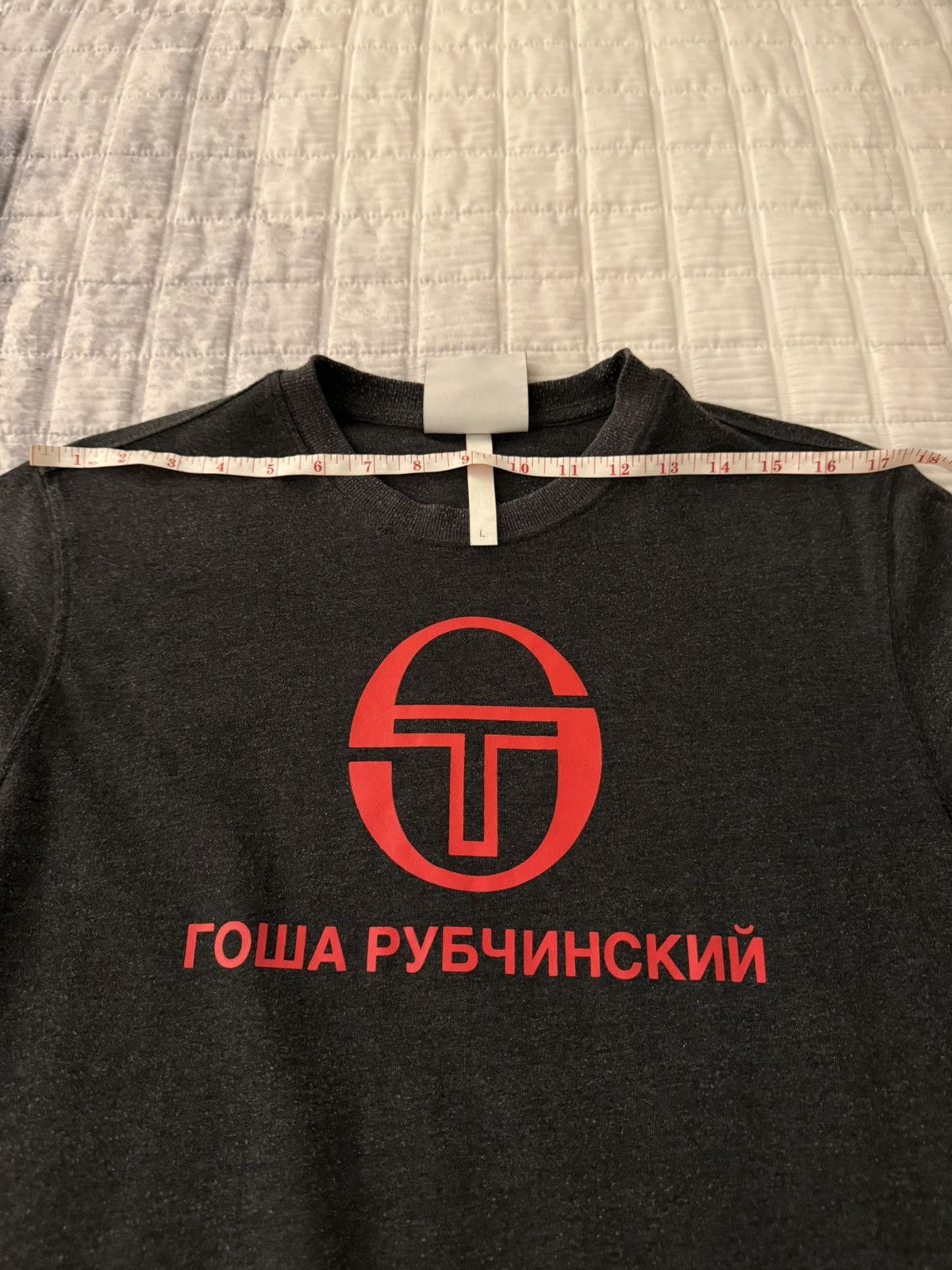Gosha Rubchinskiy × Sergio Tacchini Gosha Rubchinskiy x Sergio Tacchini T-Shirt Size US L / EU 52-54 / 3 - 8 Thumbnail