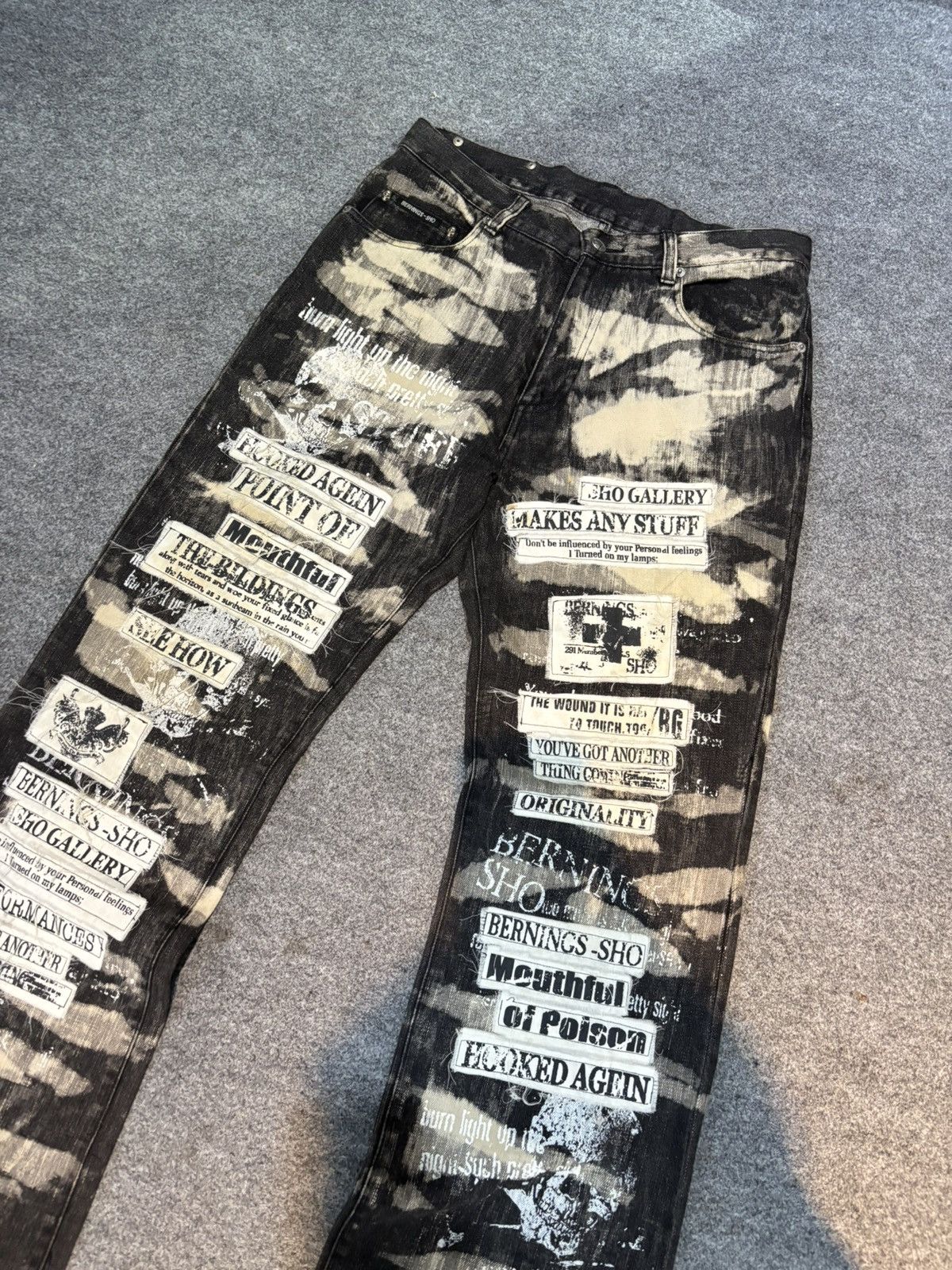 BERNINGS SHO Denim berning sho punk if six was nine y2k Size US 34 / EU 50 - 2 Thumbnail