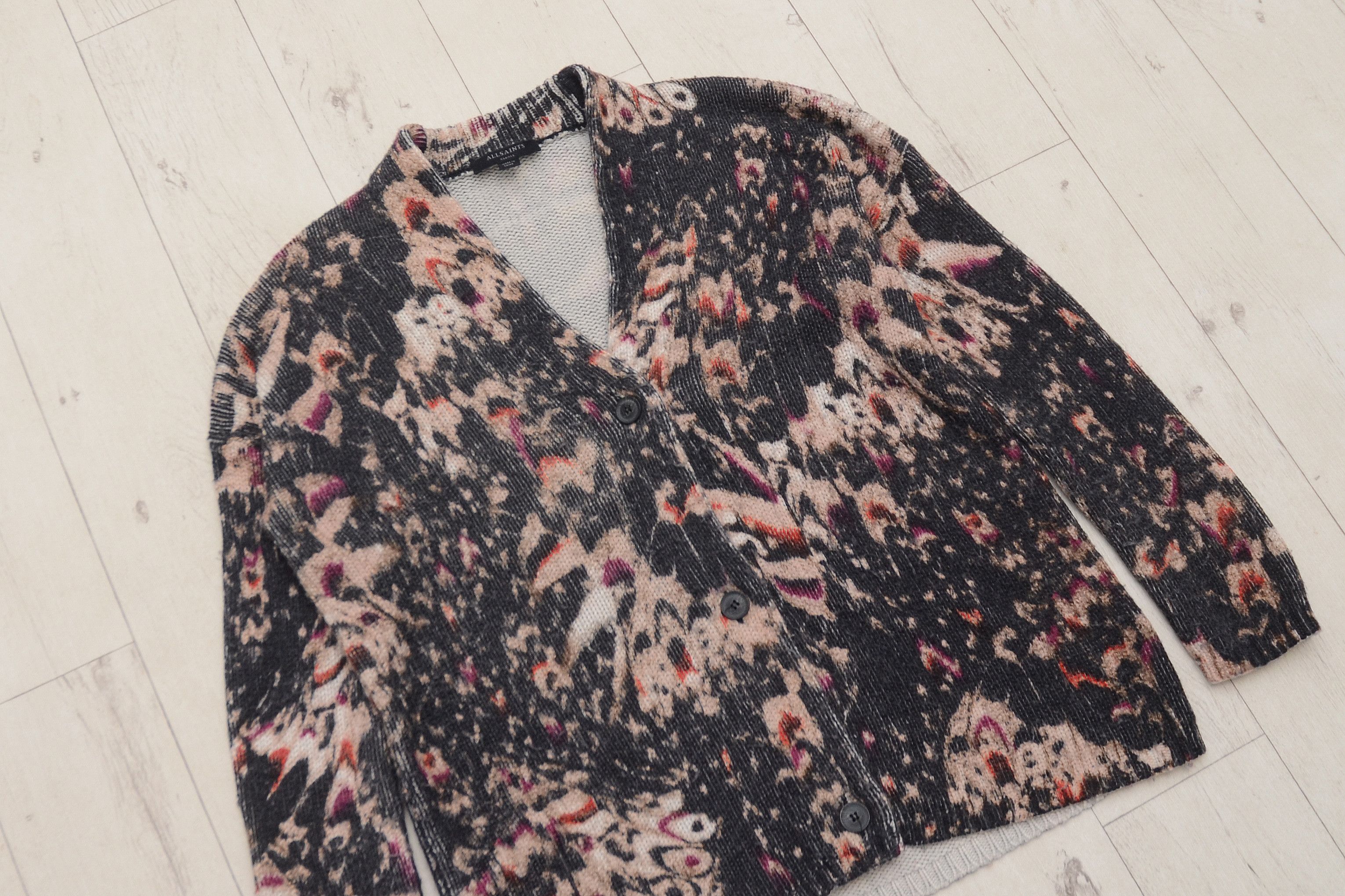 Allsaints × Designer AllSaints Wing Cardigan Avant-Garde Style Y2K Oversized Size S / US 4 / IT 40 - 2 Thumbnail