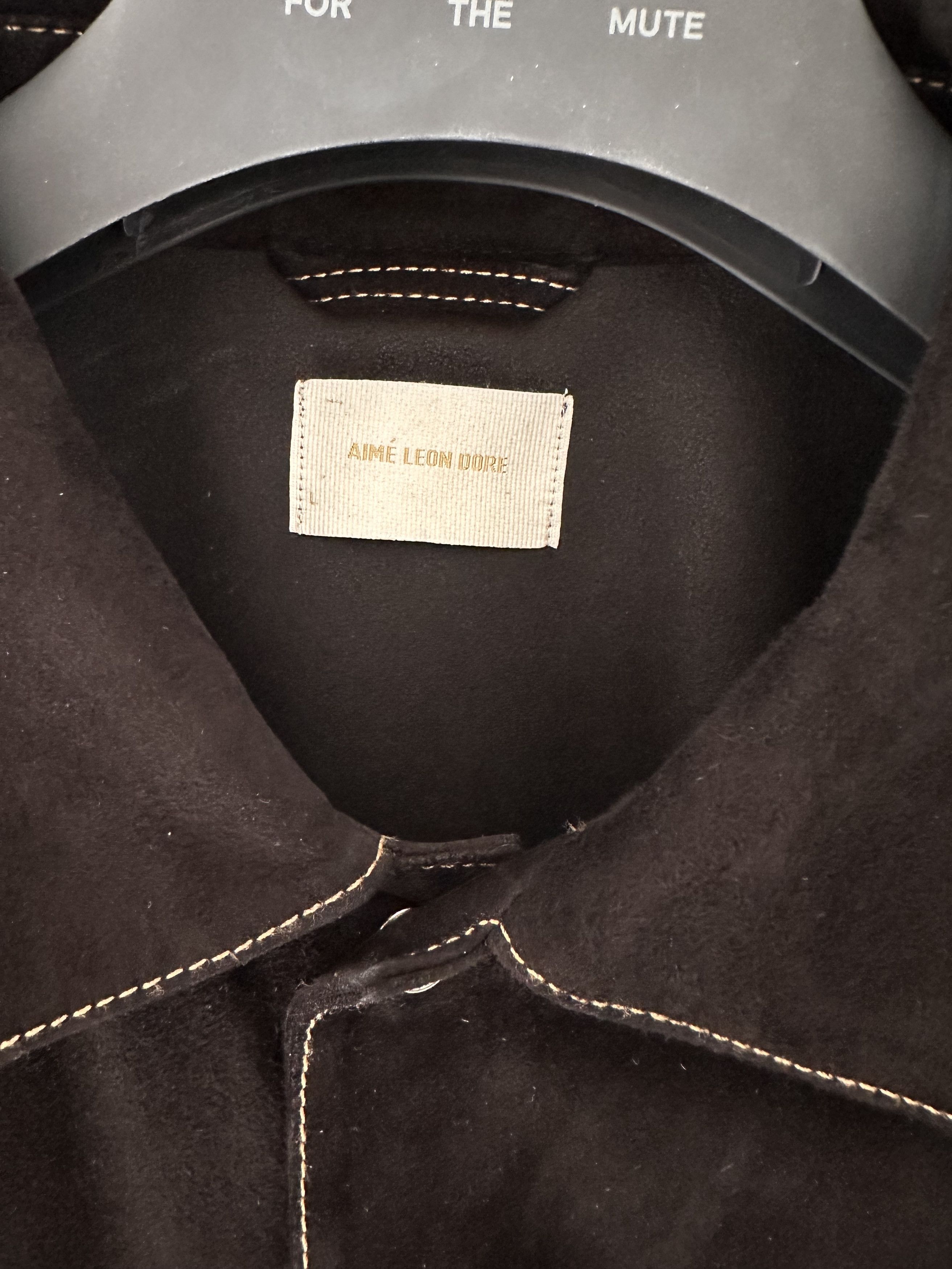 Aime Leon Dore AIME LEON DORE FW22 SUEDE SHIRT Size US L / EU 52-54 / 3 - 1 Thumbnail