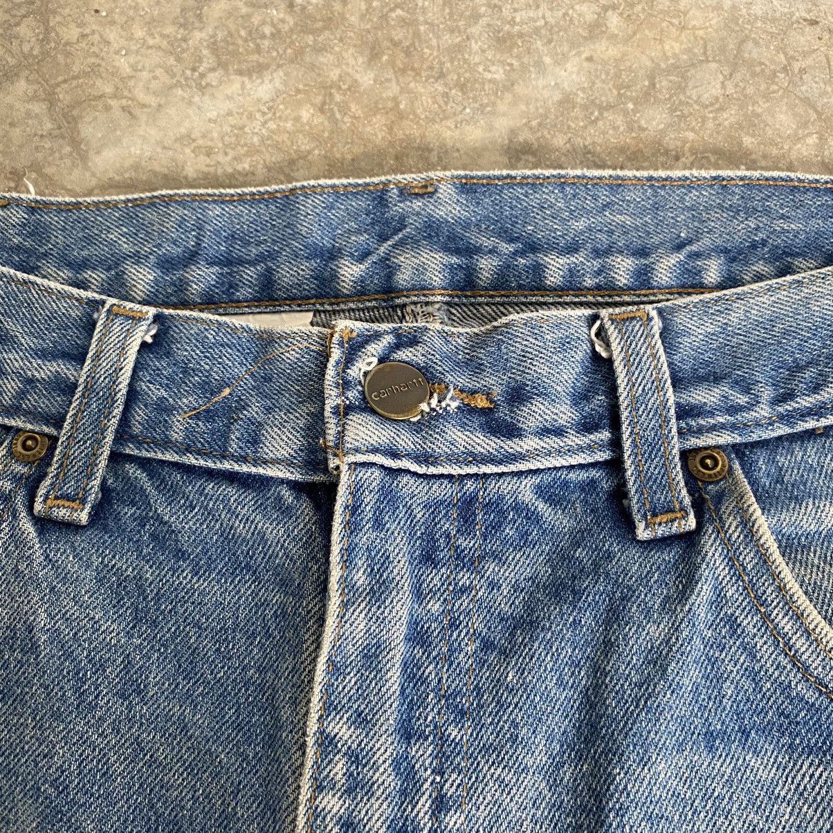 Carhartt Vintage Carhartt Traditional Fit Faded Dirty Jeans Size US 35 - 11 Thumbnail