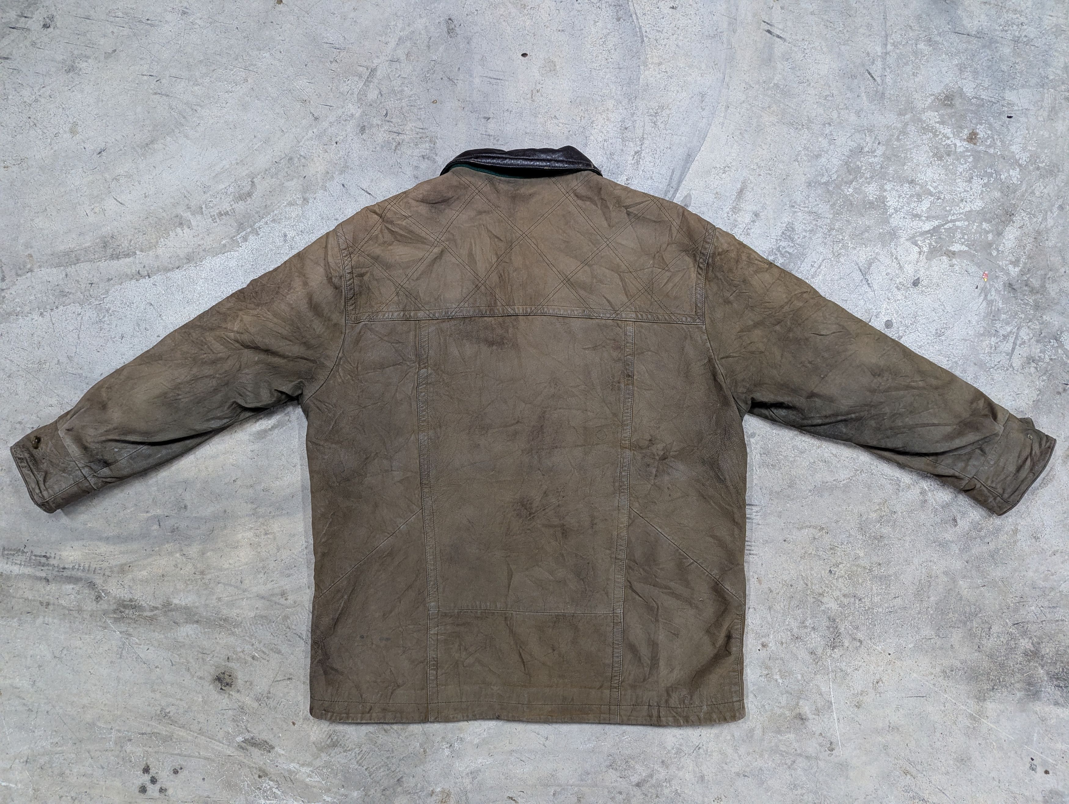 Burberry Prorsum Vintage Thrashed Burberry Prorsum Leather Field Jacket Size US M / EU 48-50 / 2 - 6 Thumbnail