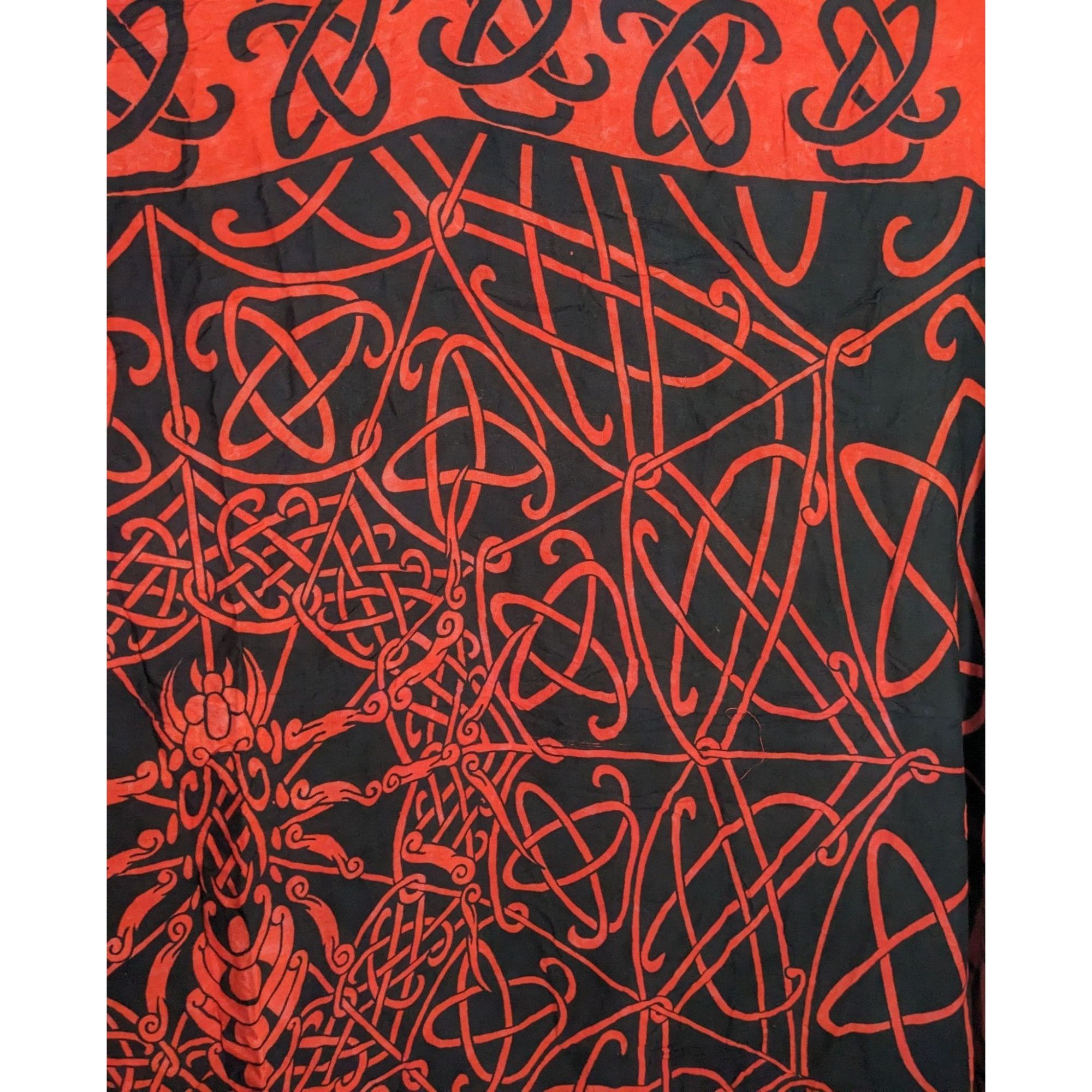 Other Curious Designs Red & Black Gothic Celtic Spider Tapestry Wr Size ONE SIZE - 6 Thumbnail
