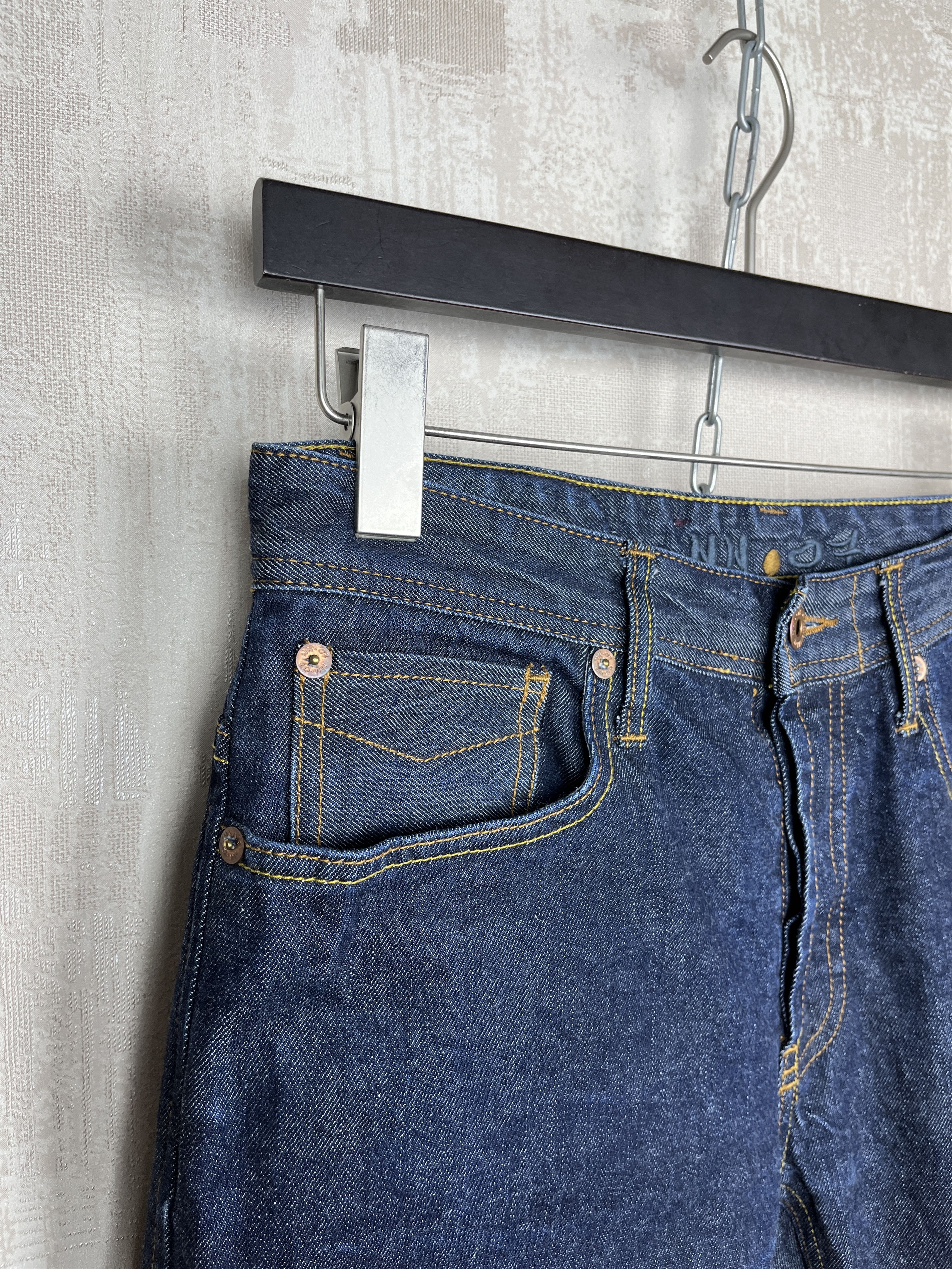 NN07 NN07 No Nationality Selvedge Denim Jeans Sz 30 / 34 Slim Fit Size US 30 / EU 46 - 4 Thumbnail
