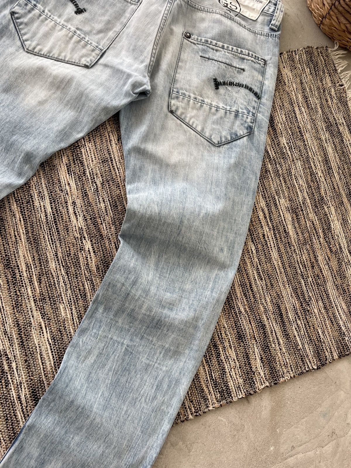 G-Star Vintage GStar Distressed Jeans 32/34 Light Blue Avantgarde Size US 32 / EU 48 - 18 Thumbnail