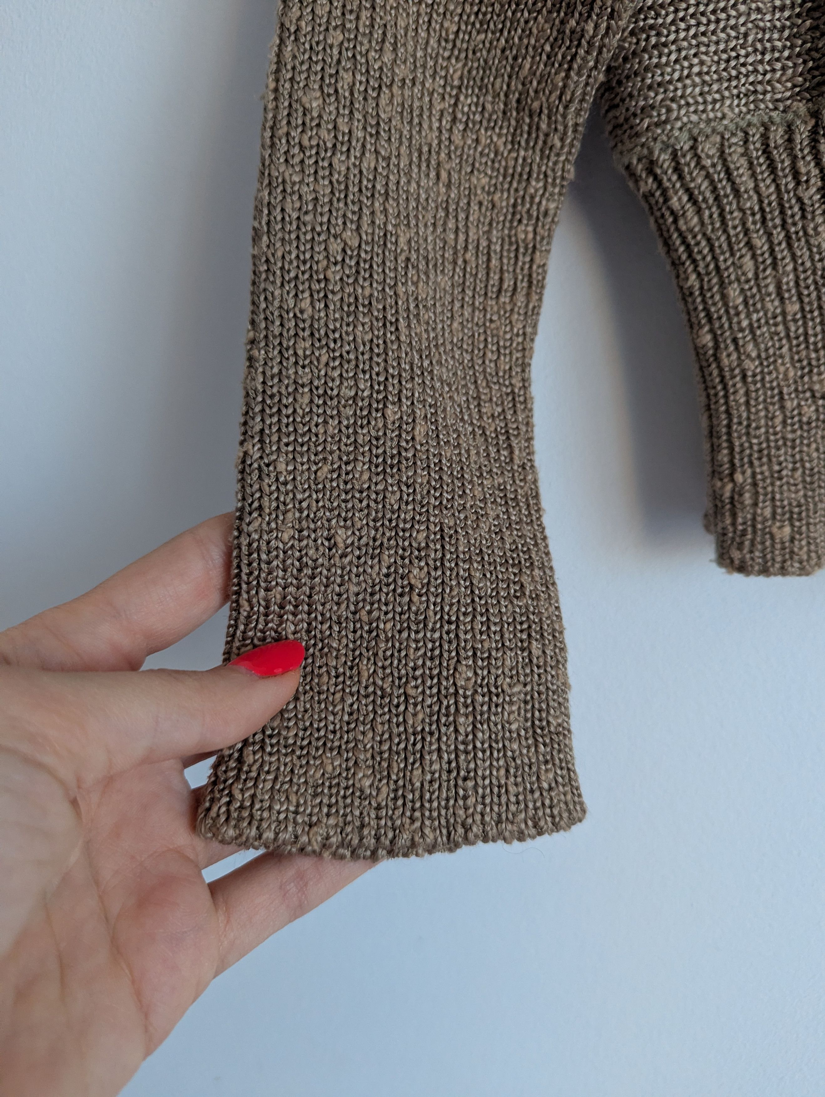 Embellished Knit Sweater Sequins Angora Golden