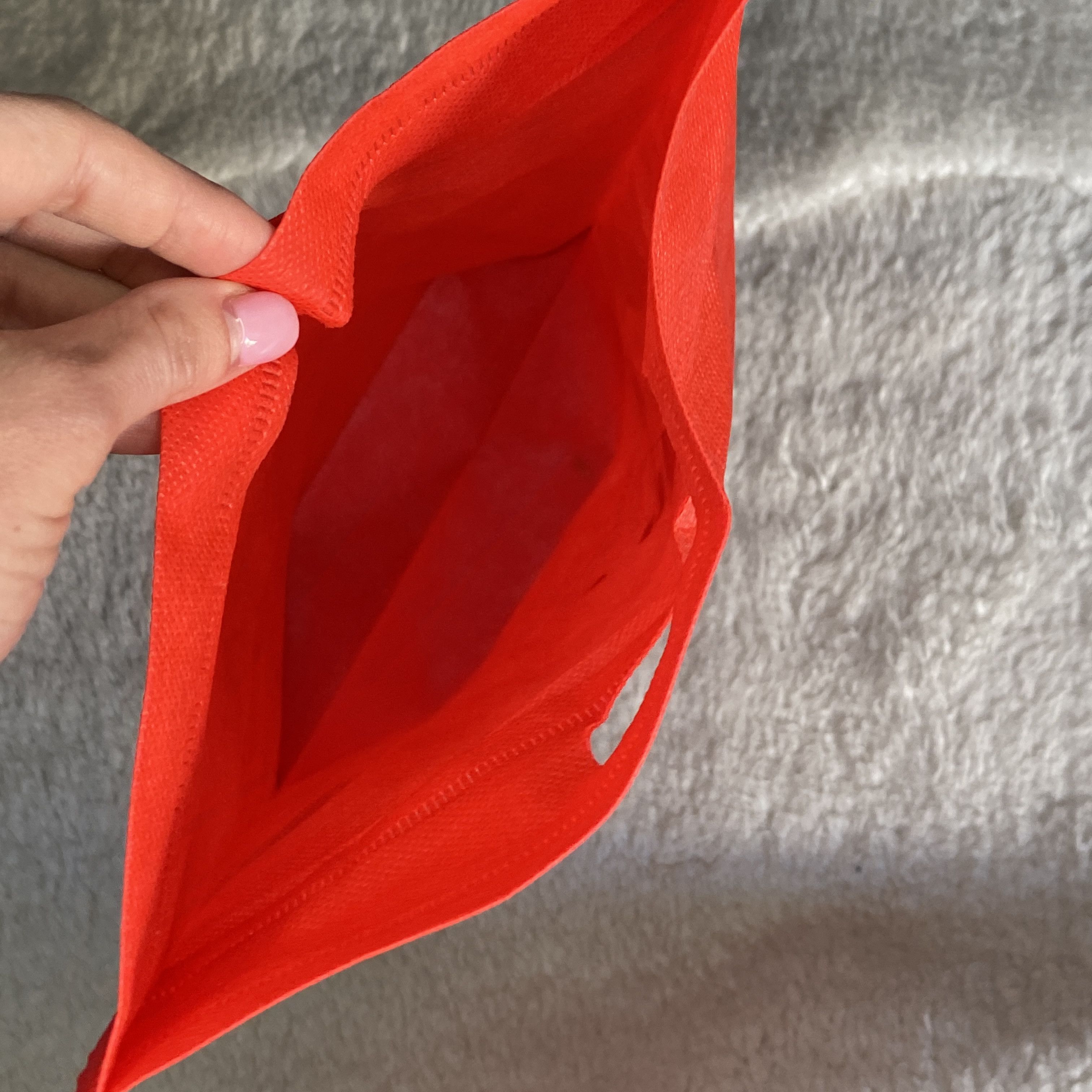 Other Poketo Red Reusable Shopping Tote Bag | Non-Woven Size ONE SIZE - 2 Thumbnail