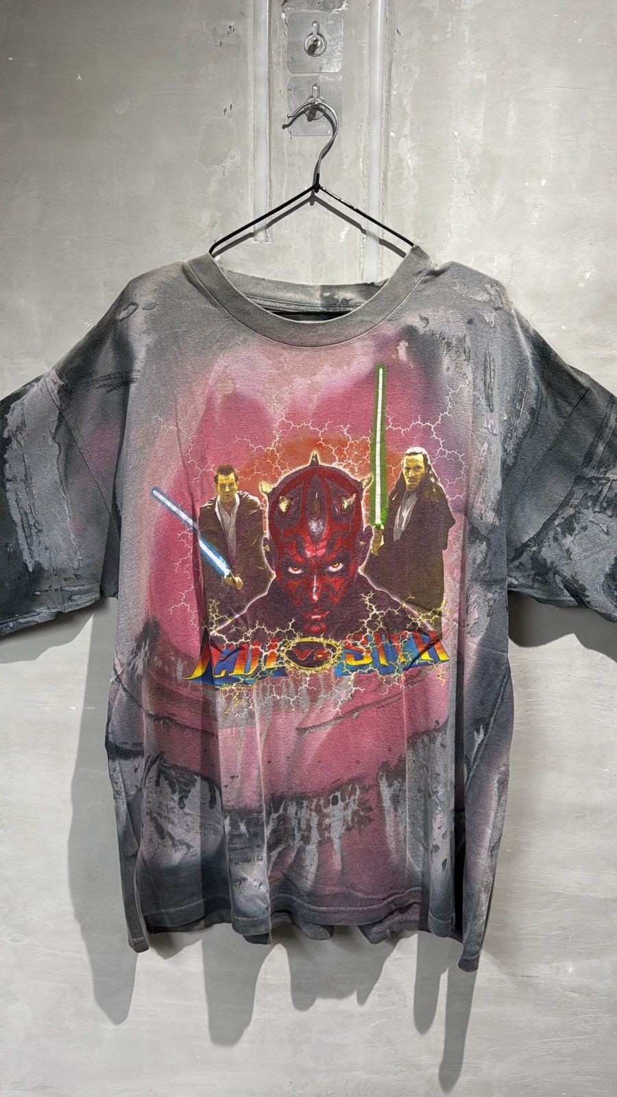 Star Wars Vintage 90s Star Wars Episode 1 Phantom Menace Size US XL / EU 56 / 4 - 4 Thumbnail