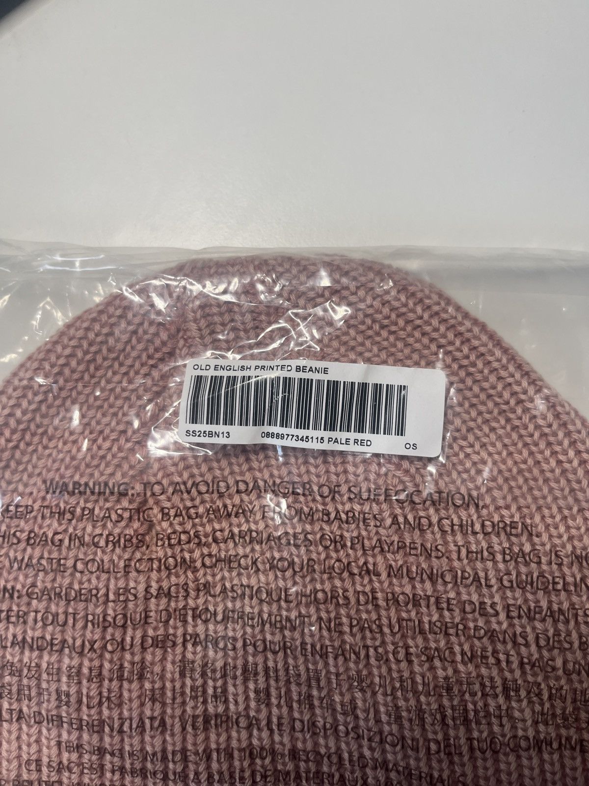 Supreme Supreme old english beanie red Size ONE SIZE - 3 Thumbnail