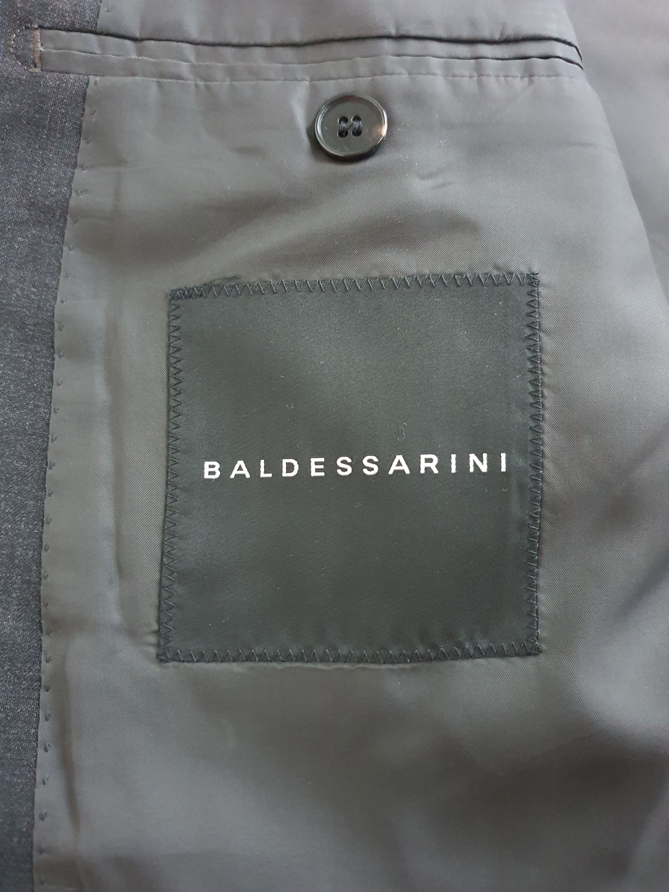 Baldessarini Men's Blazer Suit Jacket - Gray (Sharkskin Weave) - Sz EU 50 Size 40R - 5 Thumbnail