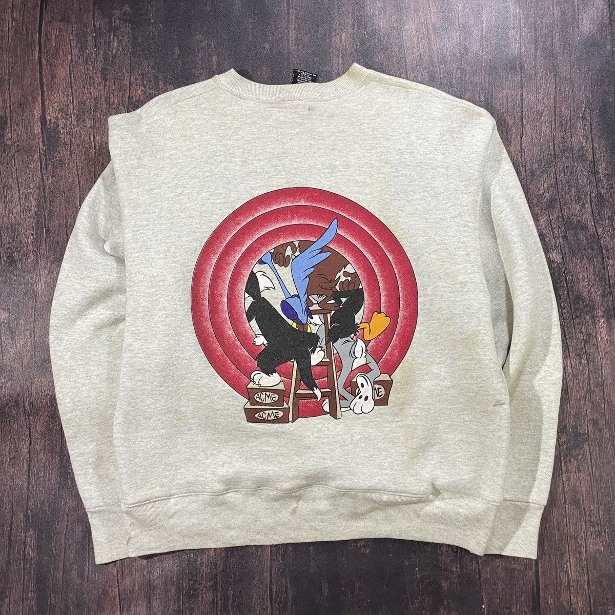 Warner Bros Looney Tunes Crew Sweatshirt Size US L / EU 52-54 / 3 - 4 Thumbnail