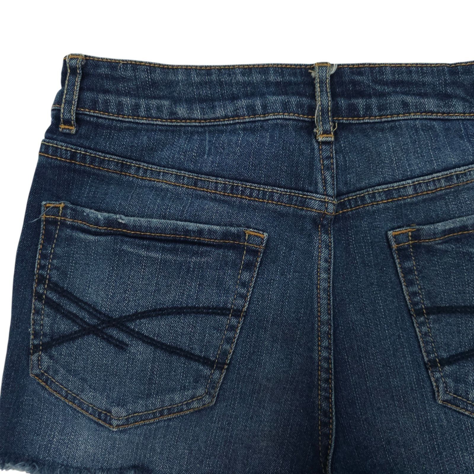 Aeropostale Aeropostale High Waisted Denim Shorts 4 Shorty Distressed Size 27" / US 4 / IT 40 - 14 Thumbnail