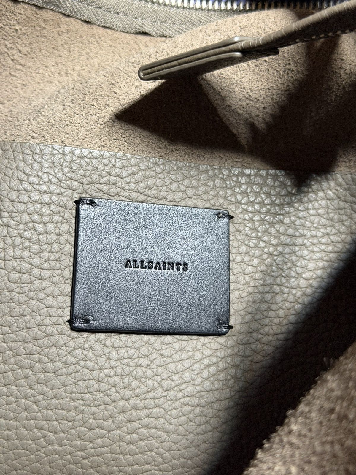 Allsaints Allsaints pebbled leather tote bucket bag Size ONE SIZE - 7 Thumbnail