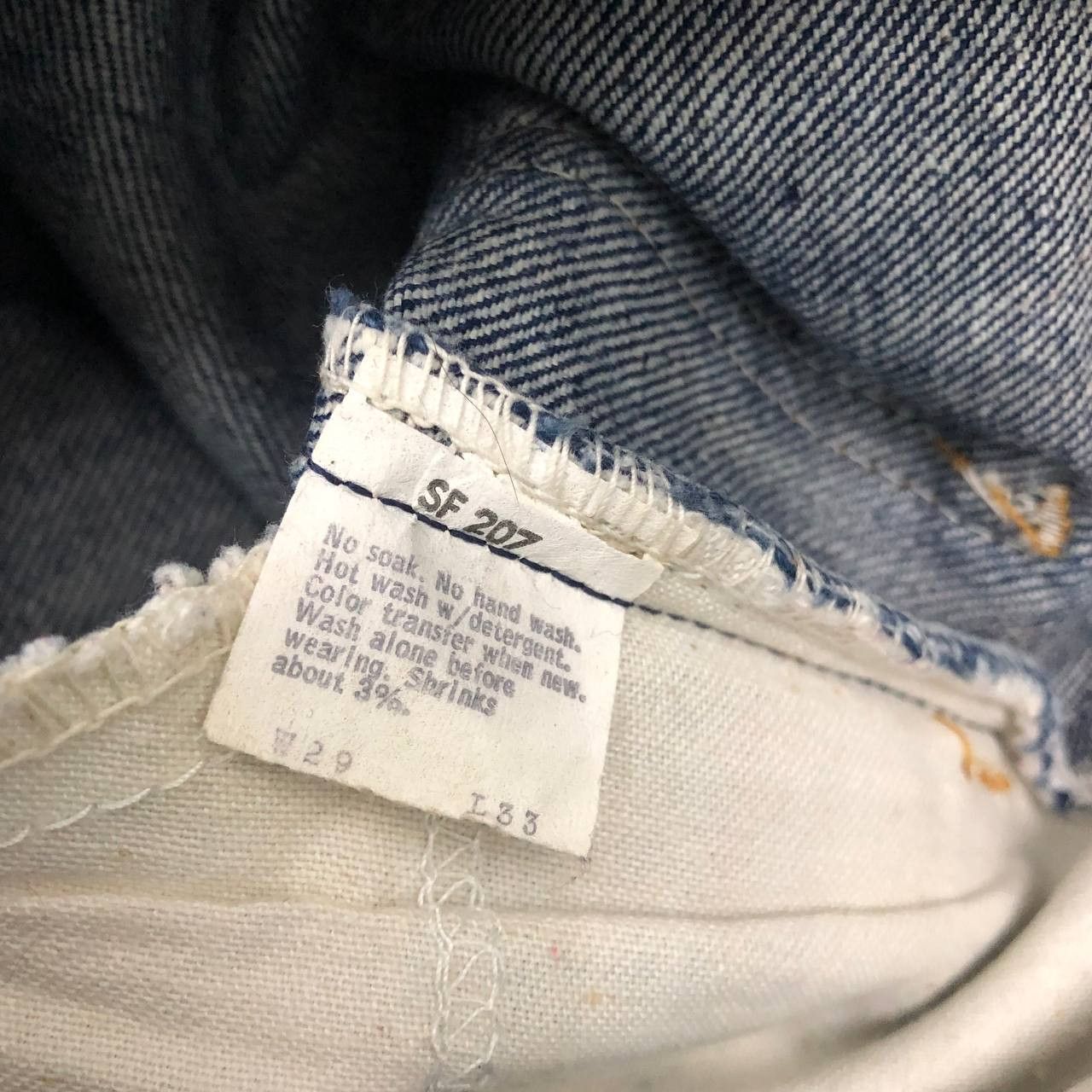 Levi's × Levi's Vintage Clothing P780 RARE! VTG LEVI'S NO.8 TALON ZIP FLARED JEANS Size US 29 - 7 Thumbnail