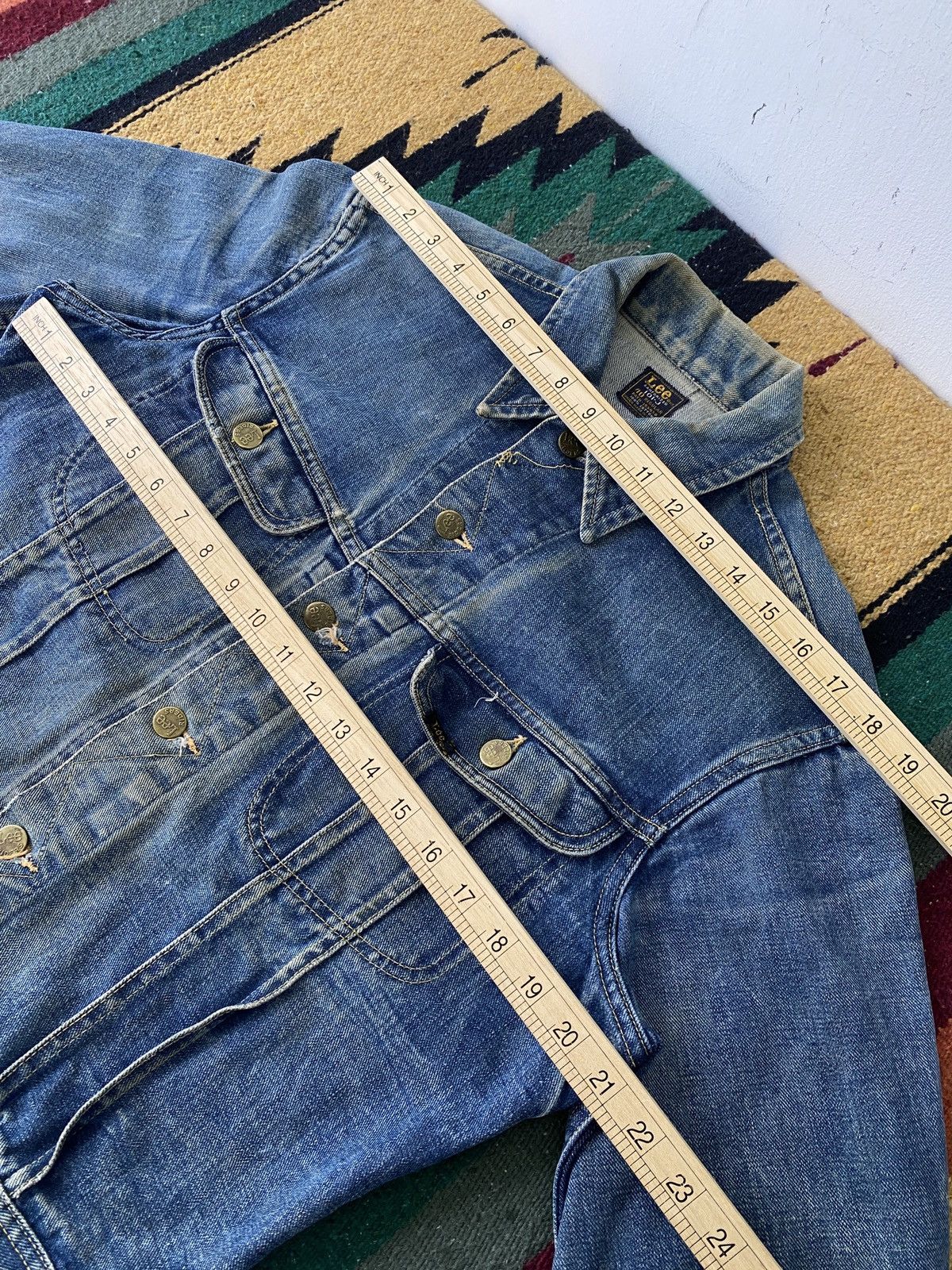 Lee Vintage 70s Lee 101-J Sanforized Denim Jacket Distressed Size US M / EU 48-50 / 2 - 4 Thumbnail