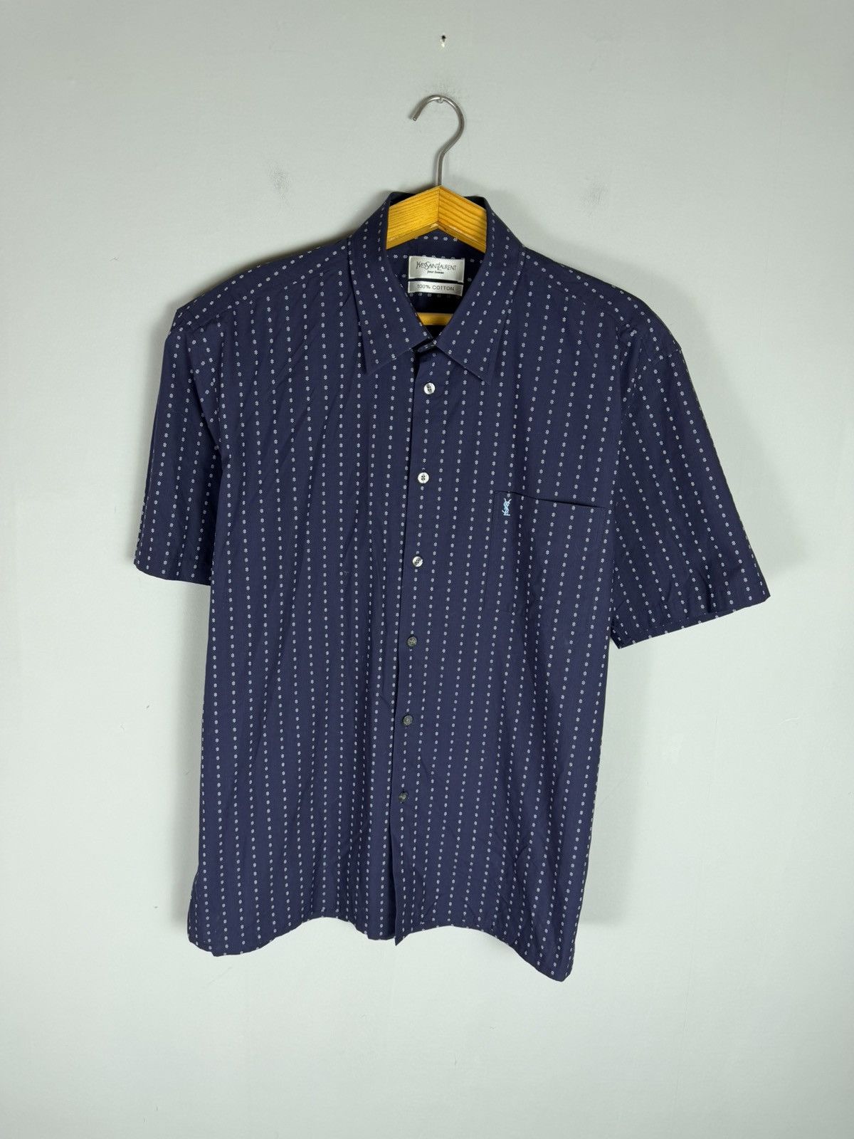Yves Saint Laurent Vintage Yves Saint Laurent shirt ysl Size US XL / EU 56 / 4 - 1 Thumbnail