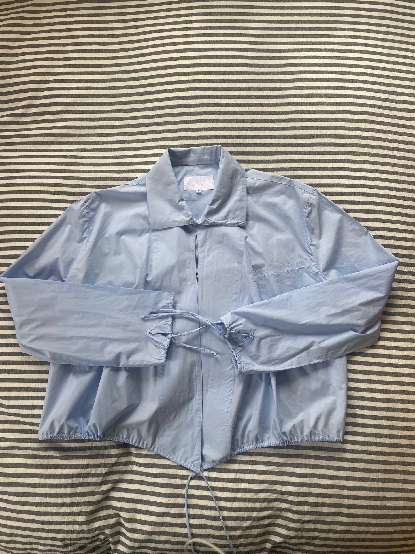 Telfar Telfar Baby Blue Tassle Shirt Size US M / EU 48-50 / 2 - 1 Thumbnail