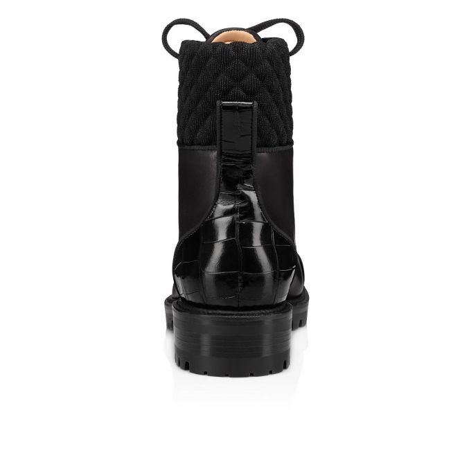 Christian Louboutin o1s1wg110924 Mayr Boots in Black Size US 7 / IT 37 - 2 Thumbnail