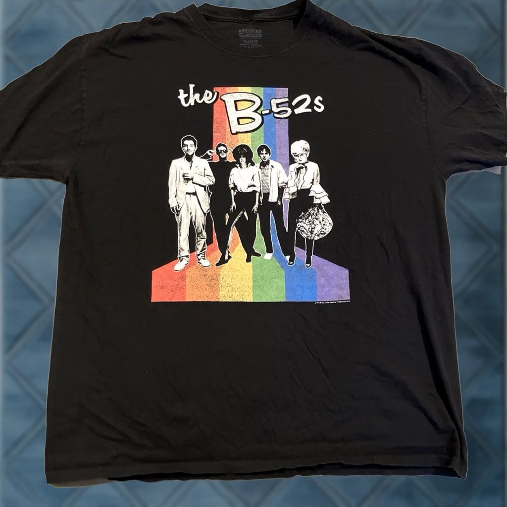 Vintage The B-52s Band Photo Logo T Shirt Black Punk New Wave Men's XL Size US XL / EU 56 / 4 - 1 Thumbnail