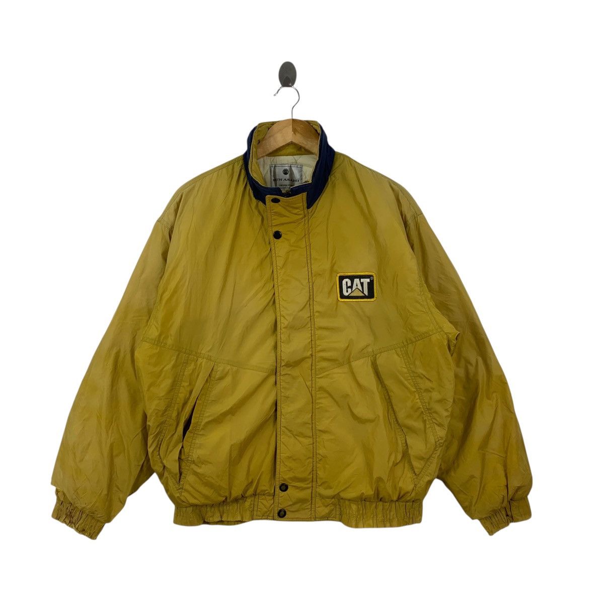 Vintage Vintage 90s CAT CATERPILLAR USA Engineer Bomber Jacket Size US L / EU 52-54 / 3 - 3 Thumbnail